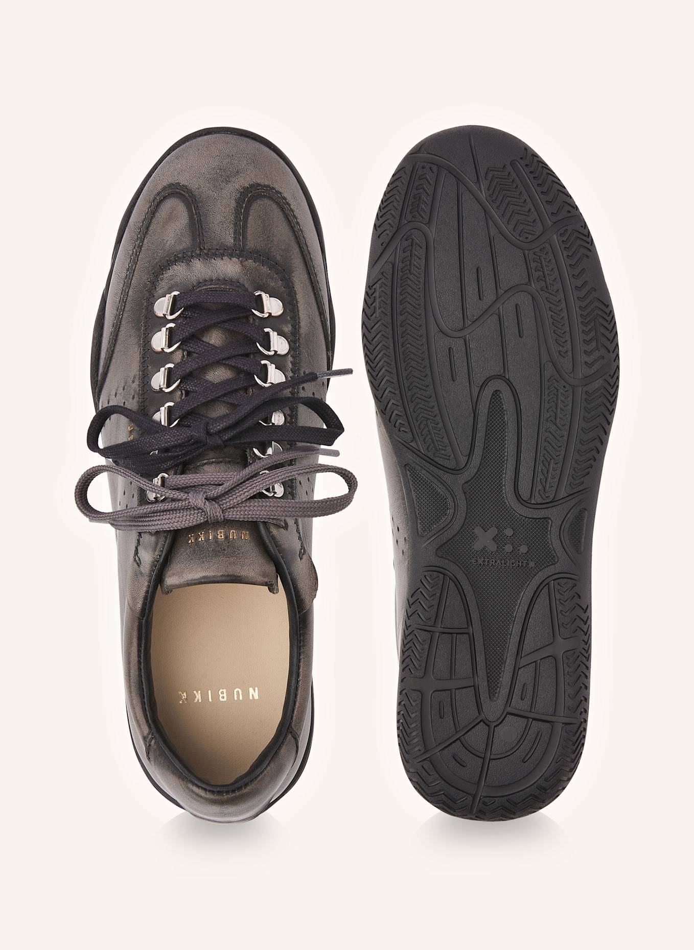 NUBIKK Sneaker CHARLIE LOU: SCHWARZ