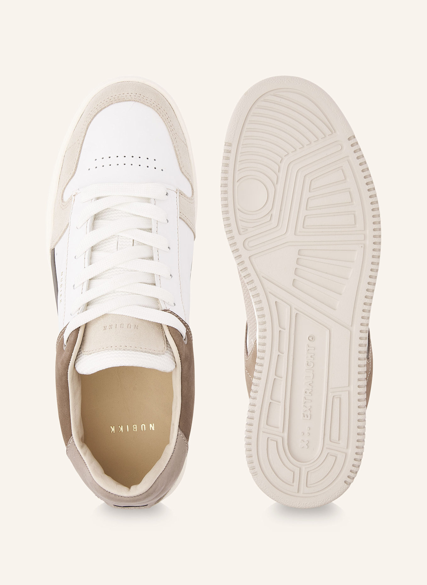 NUBIKK Sneaker BASKET COURTSIDE: WEISS