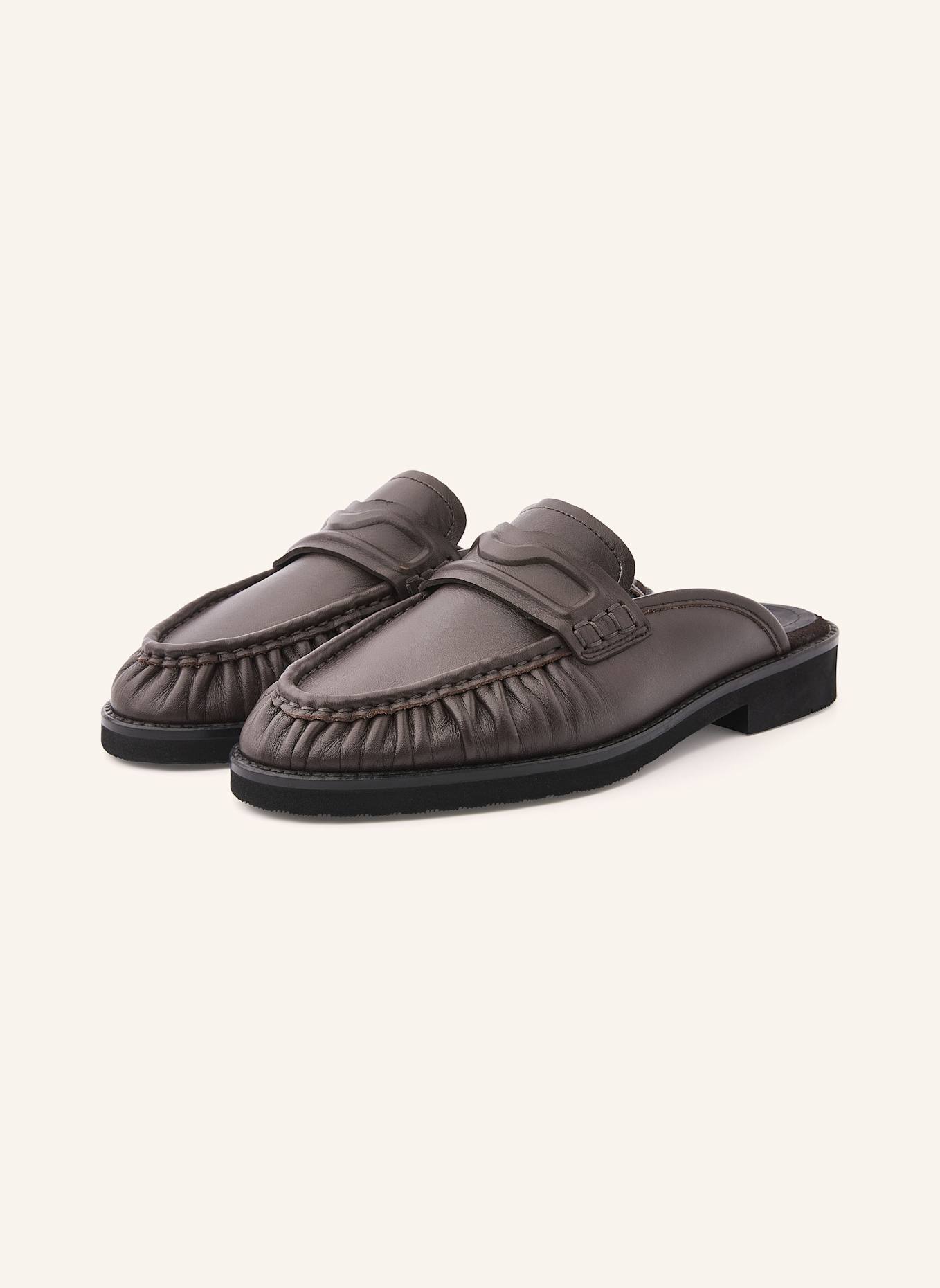 NUBIKK Slipper JONES MULE: DUNKELBRAUN