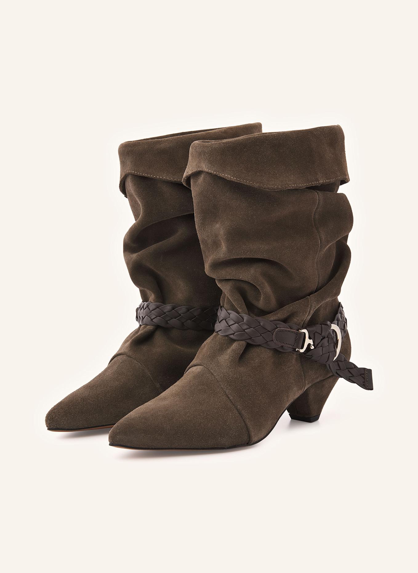 NUBIKK Boots SALLY LYNN: DUNKELGRÜN