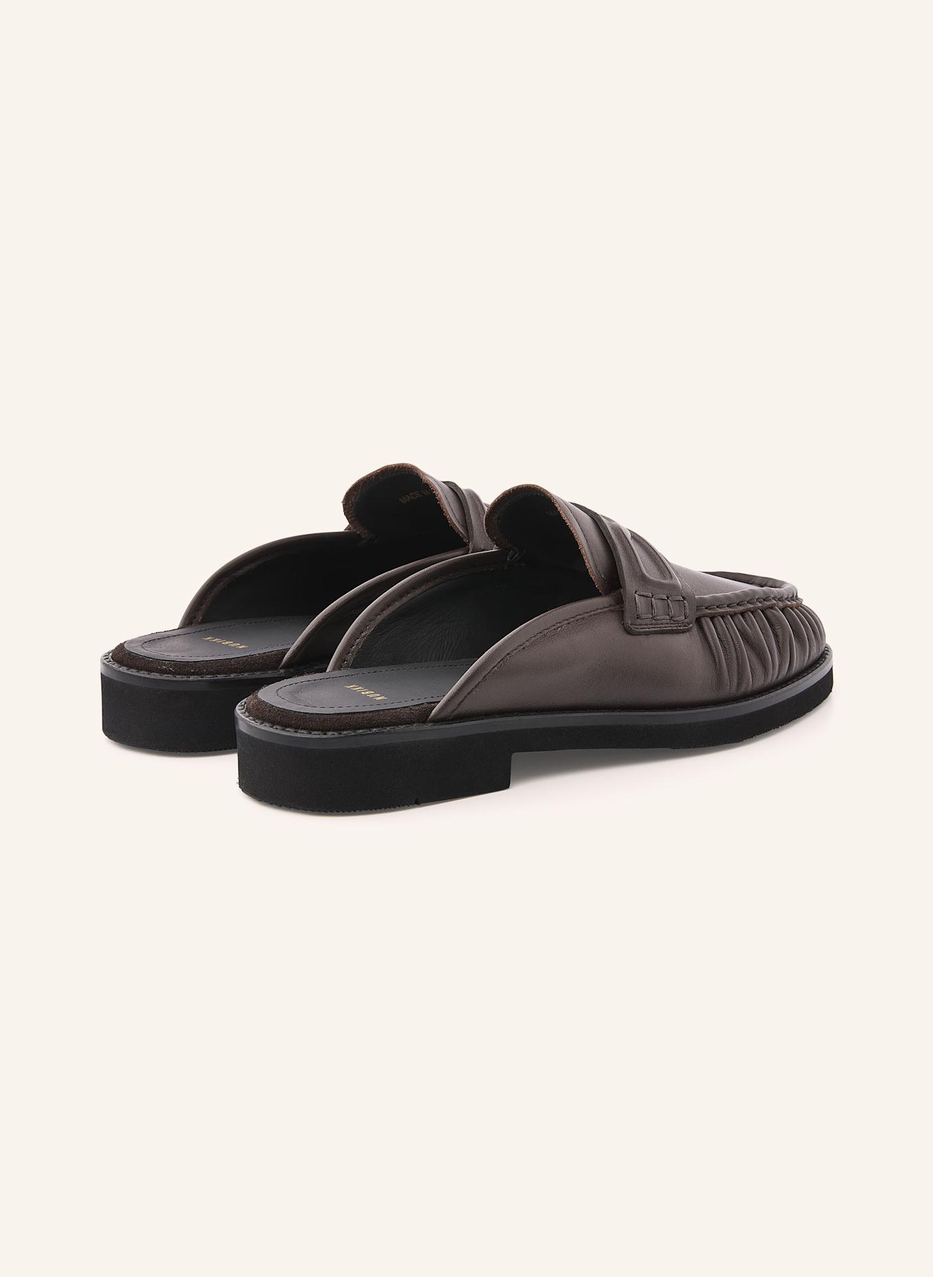 NUBIKK Slipper JONES MULE: DUNKELBRAUN
