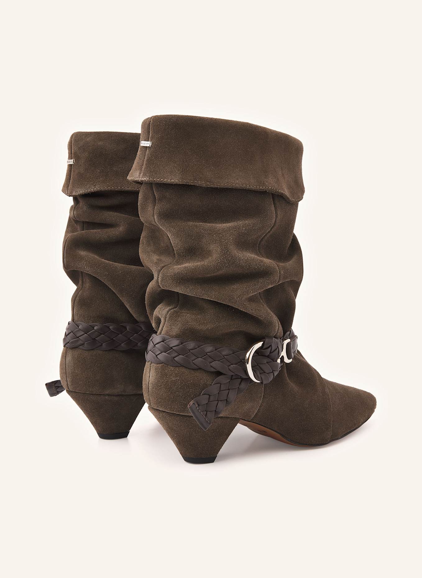 NUBIKK Boots SALLY LYNN: DUNKELGRÜN