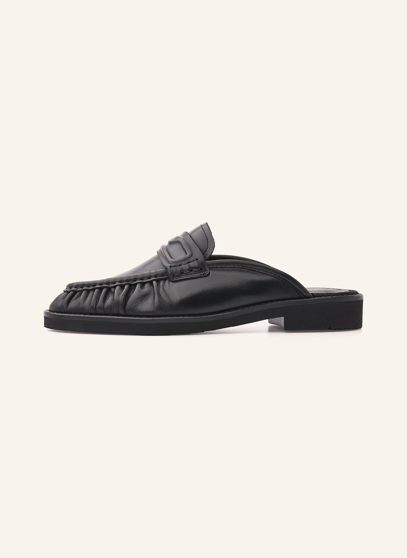 NUBIKK Slipper JONES MULE: SCHWARZ
