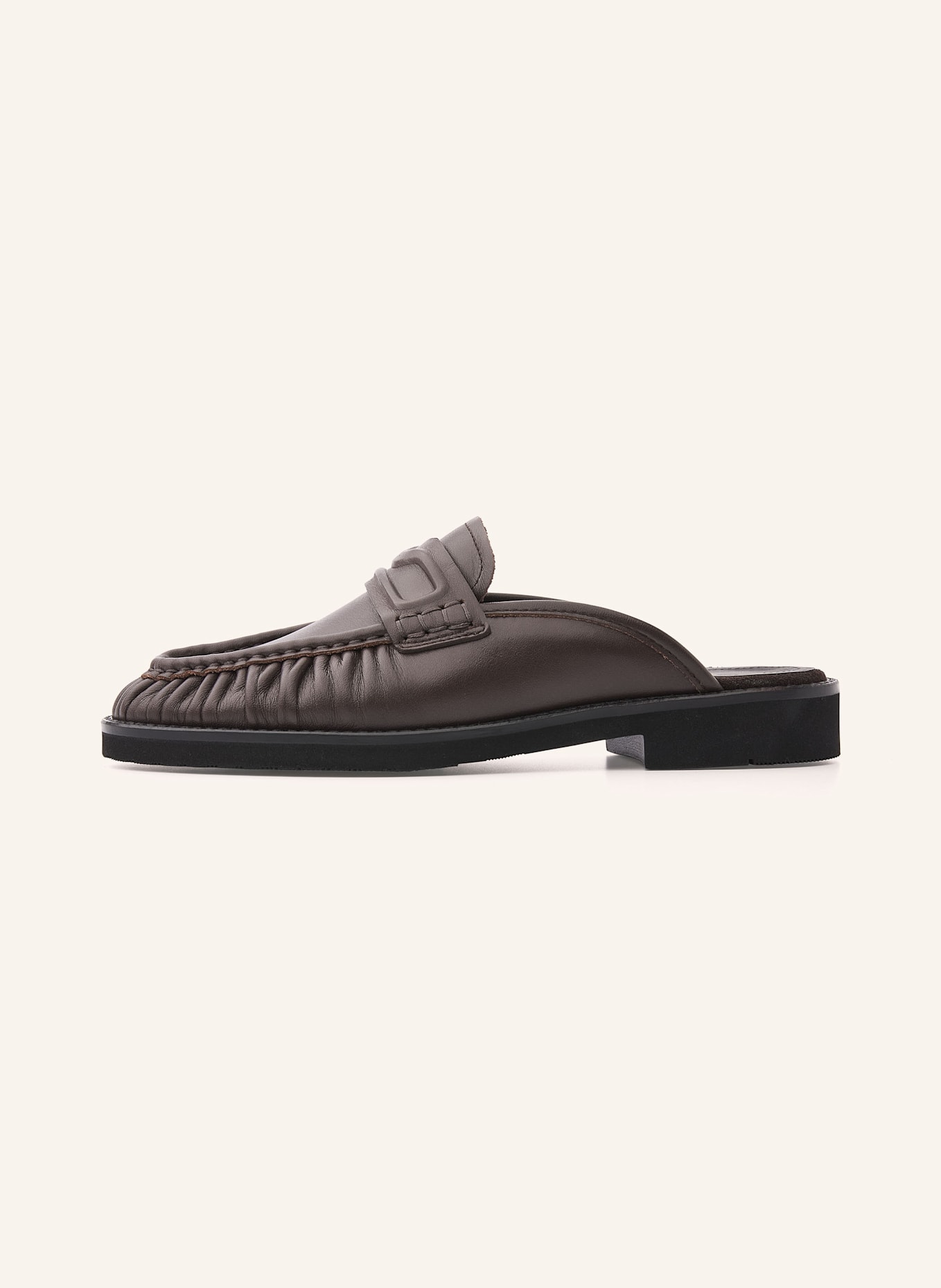 NUBIKK Slipper JONES MULE: DUNKELBRAUN