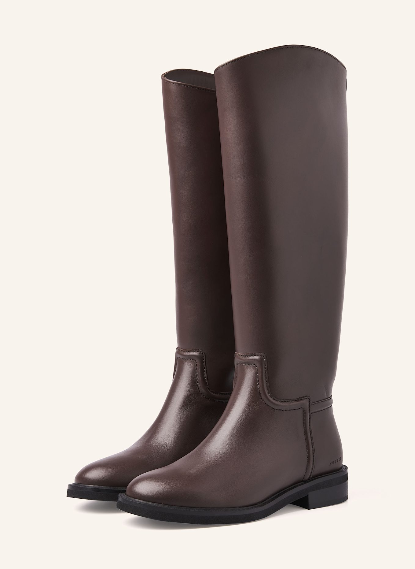 NUBIKK Boots MAEVE RIDER: DUNKELBRAUN