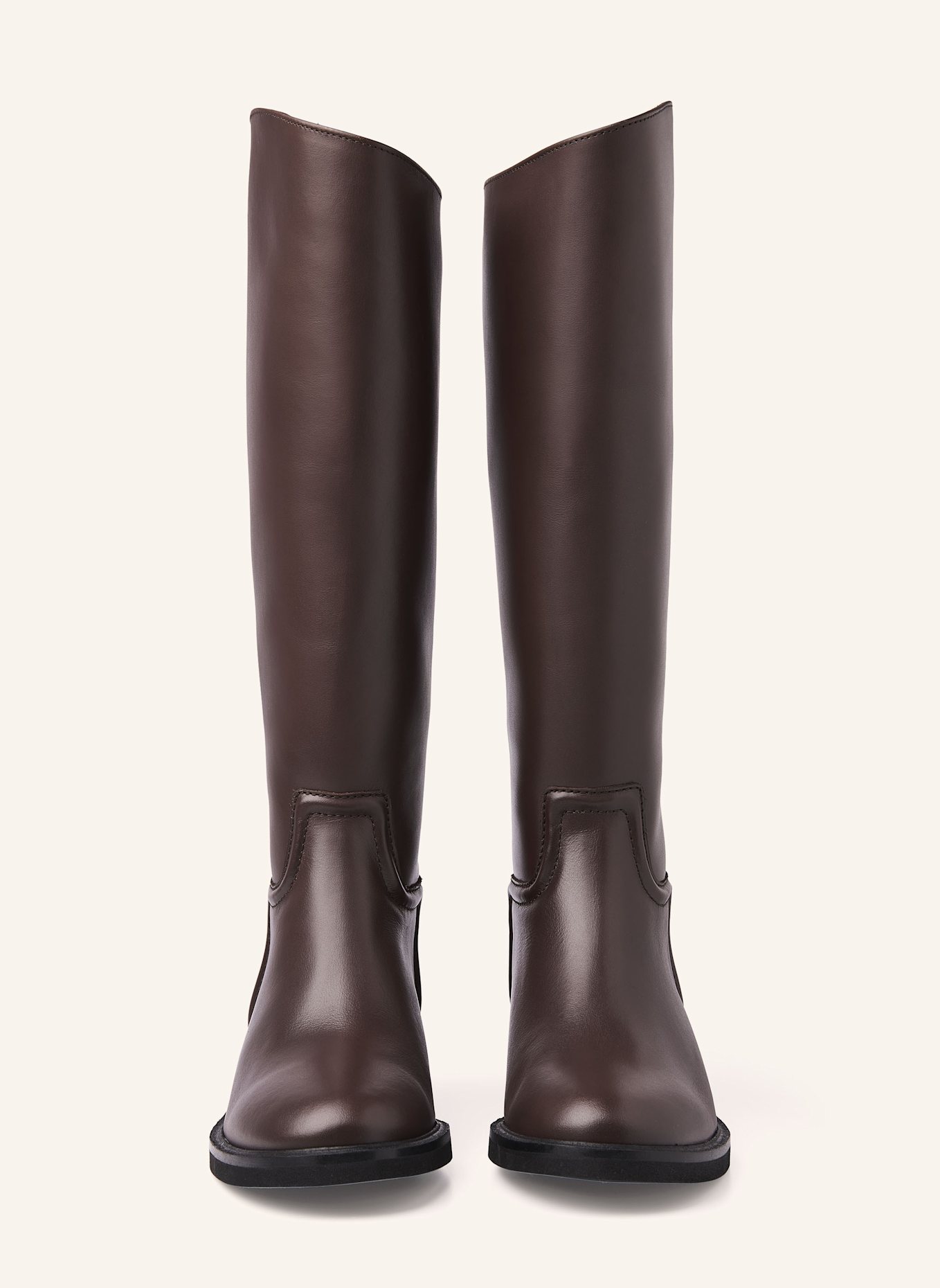 NUBIKK Boots MAEVE RIDER: DUNKELBRAUN