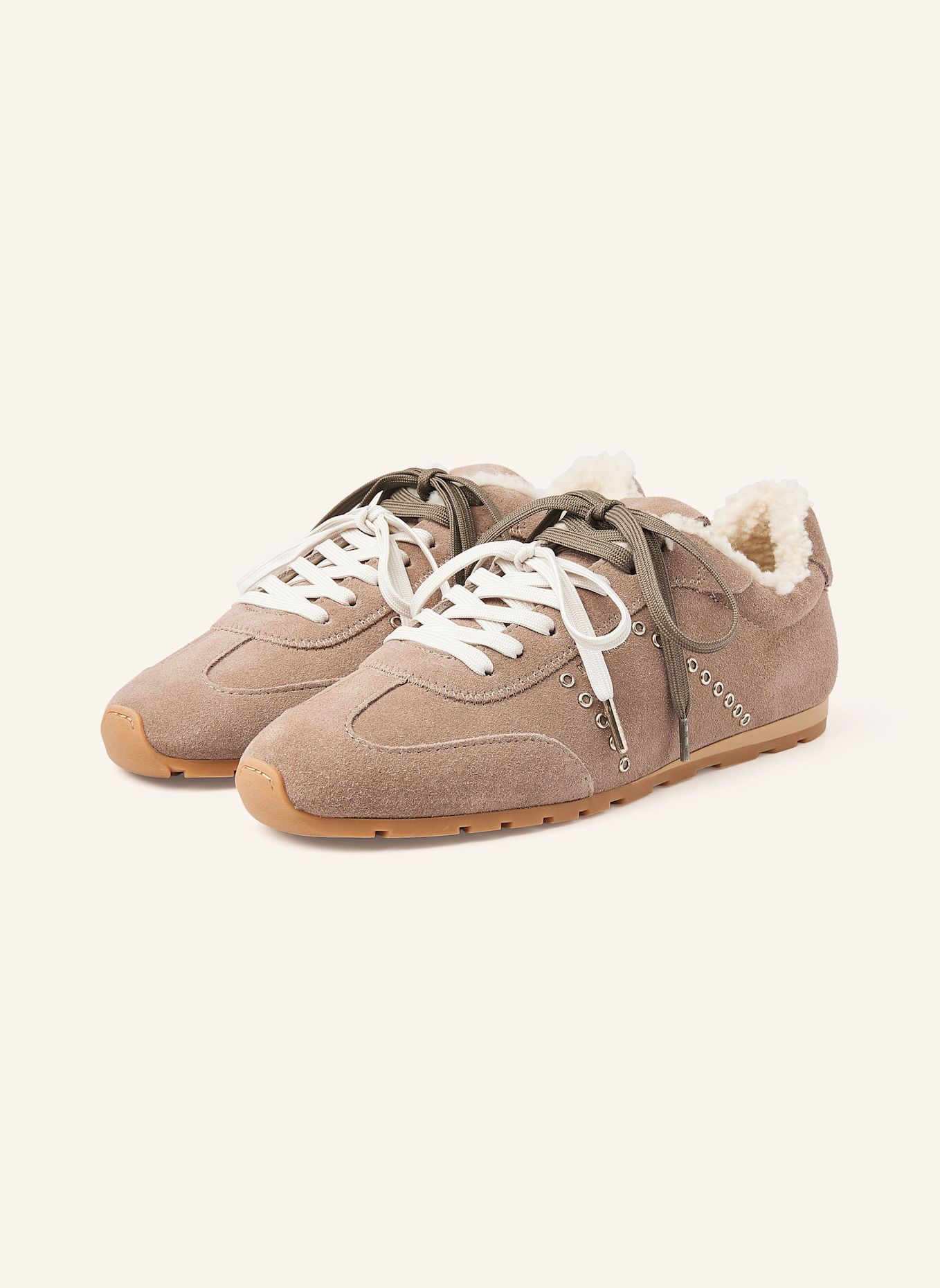 NUBIKK Sneaker BILLY LOU FUR II: BRAUN