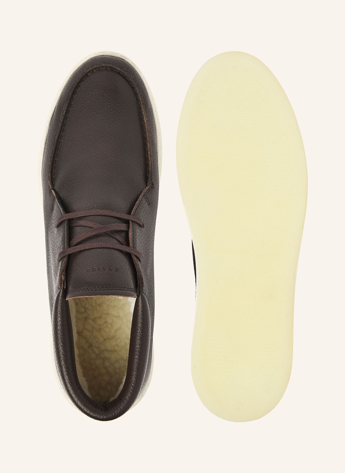 NUBIKK Loafer JIRO GIO FUR: DUNKELBRAUN