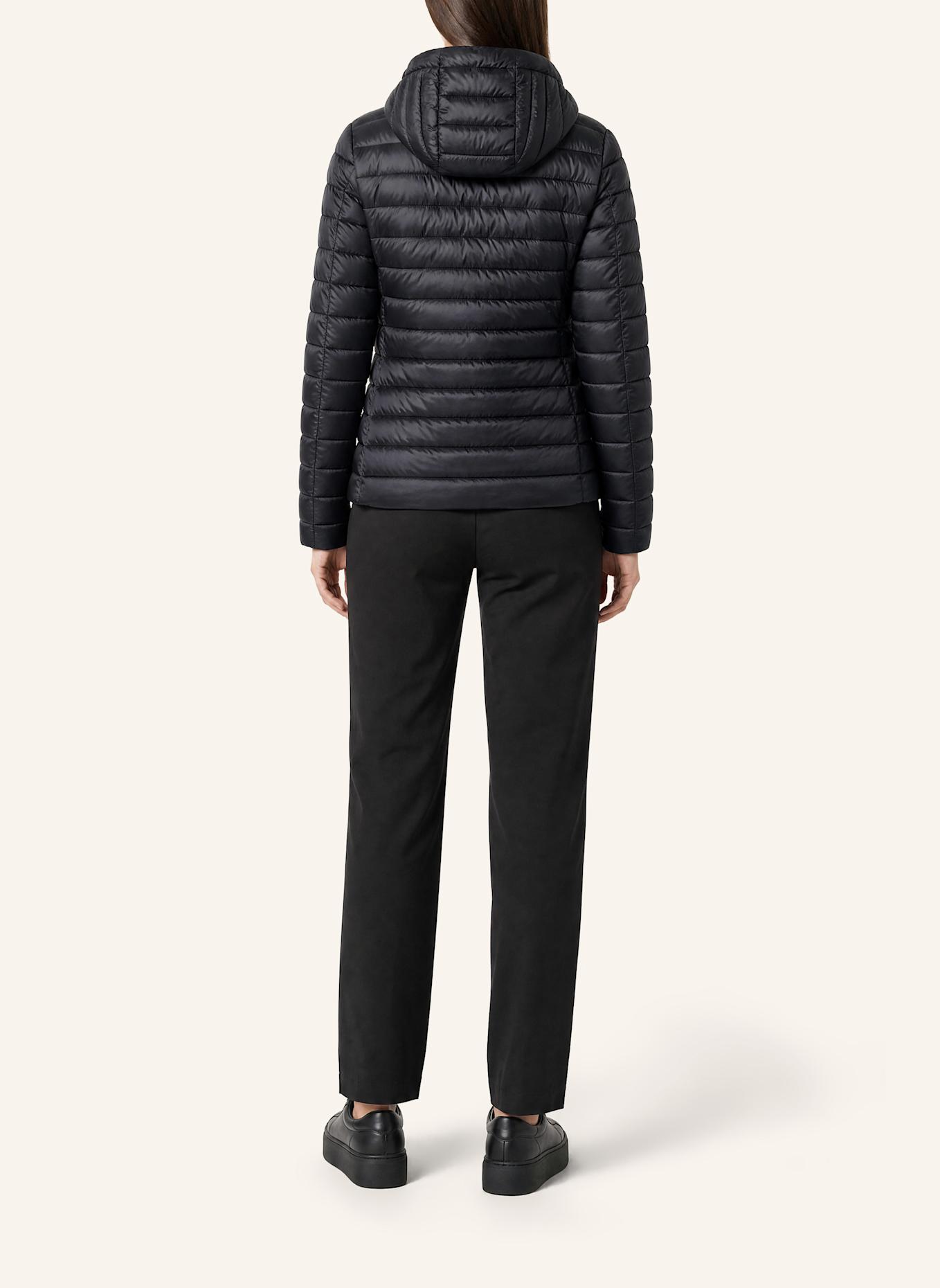 BOMBOOGIE Glänzende Daunenjacke: BLAU