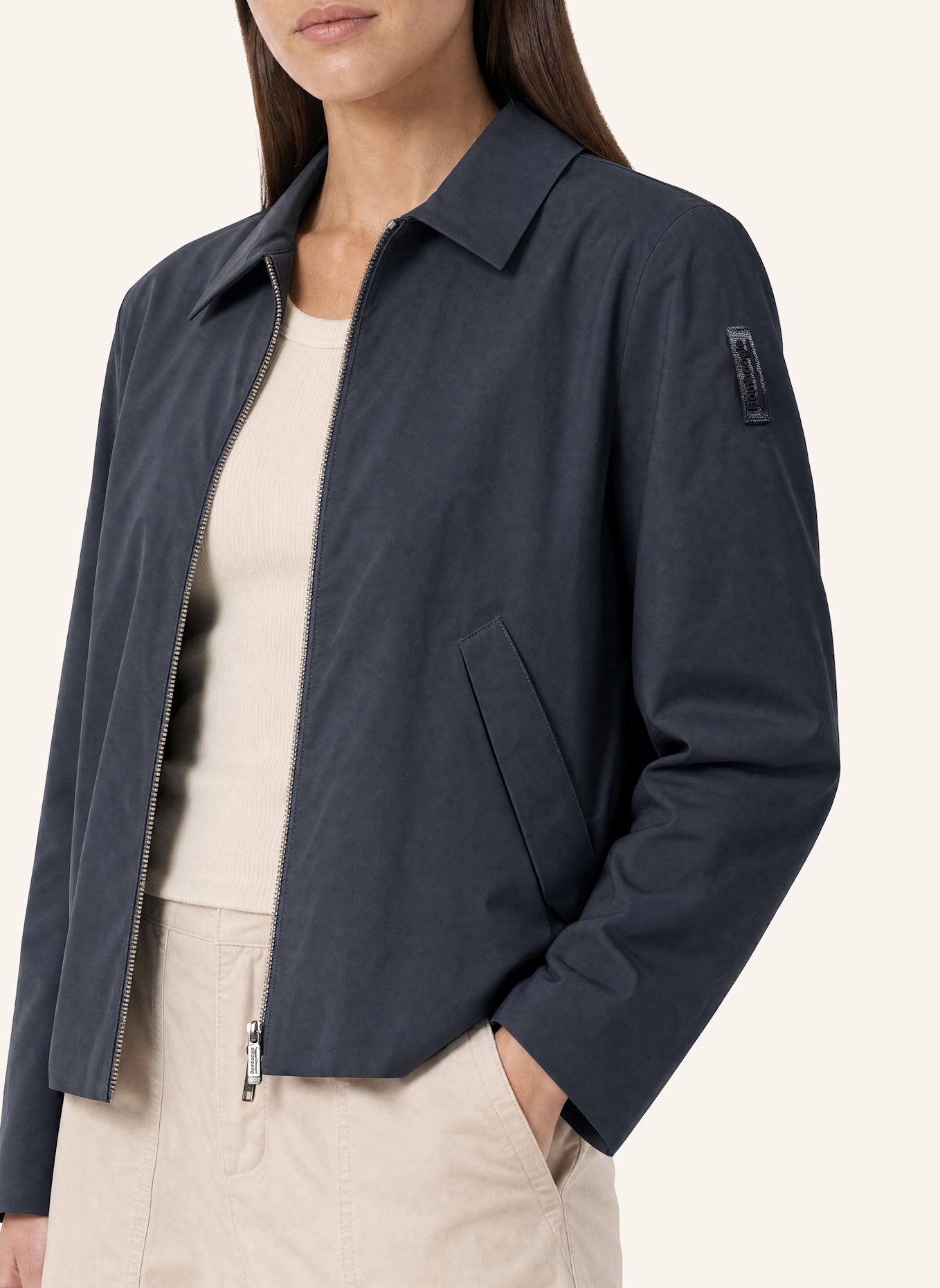 BOMBOOGIE Jacke mit Kragen und Reißverschluss