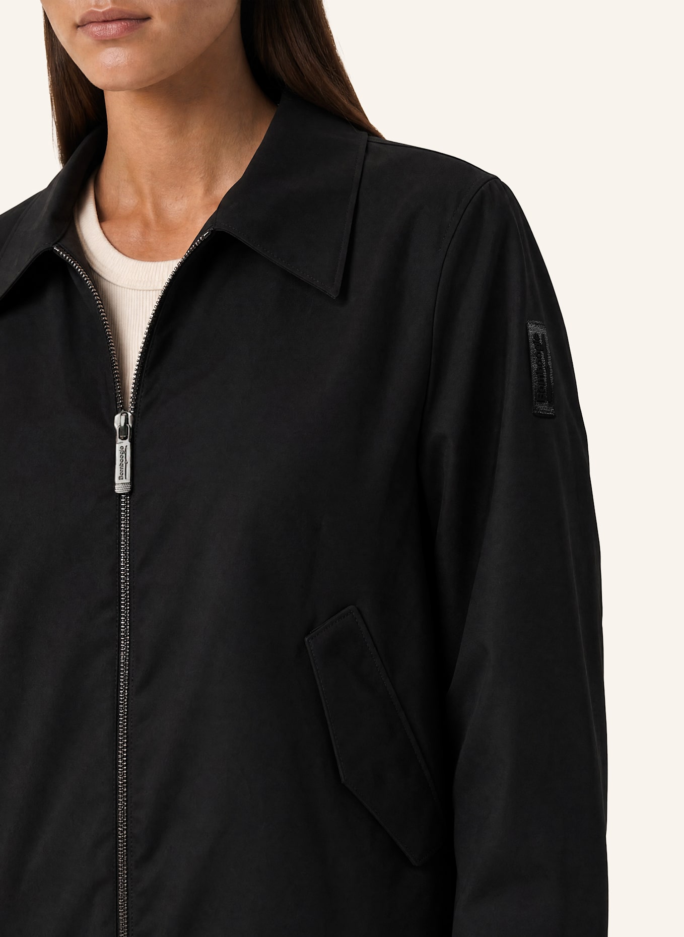BOMBOOGIE Jacke mit Kragen und Reißverschluss