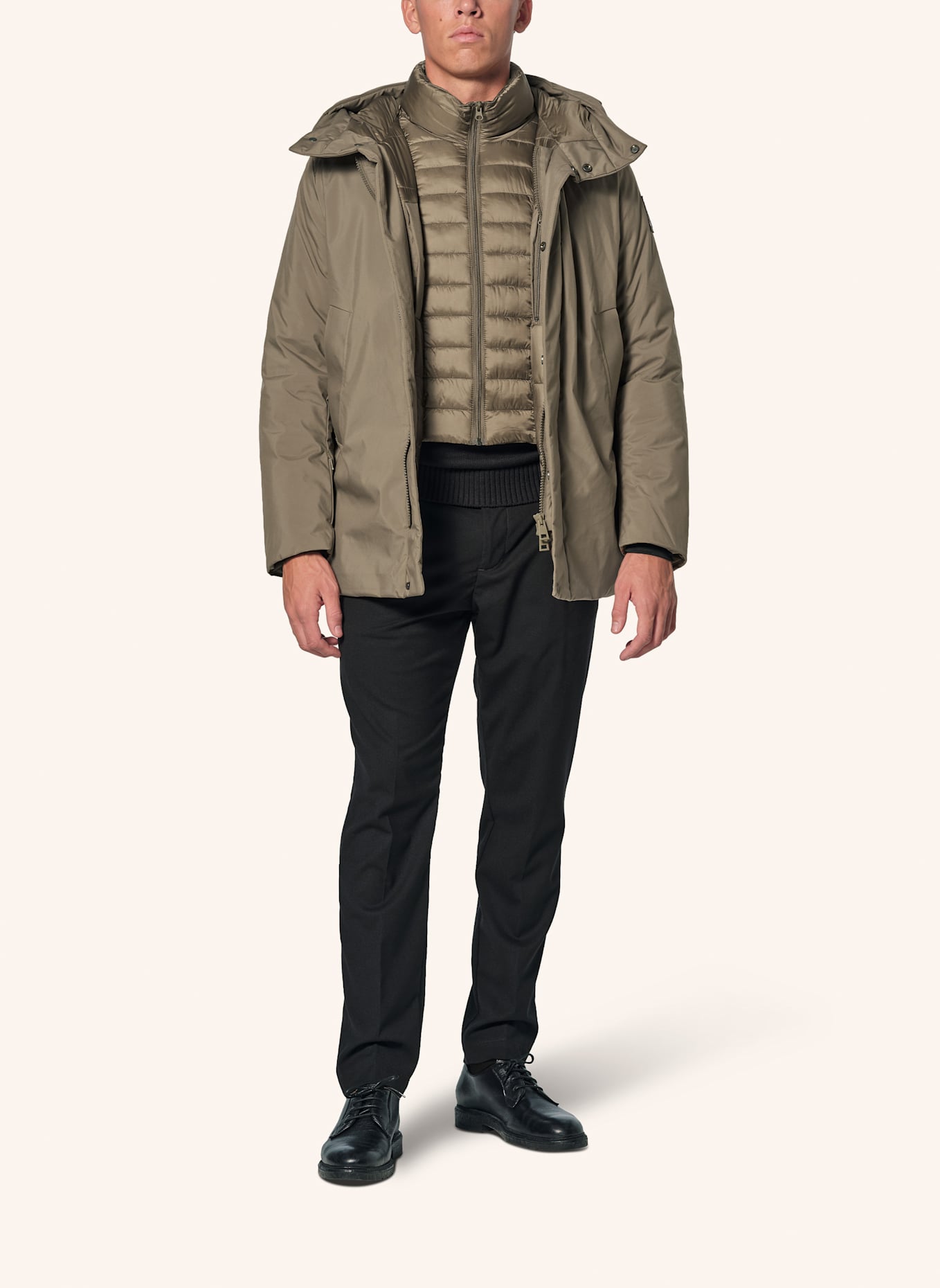 BOMBOOGIE Parka PRAGUE: BLAUGRAU