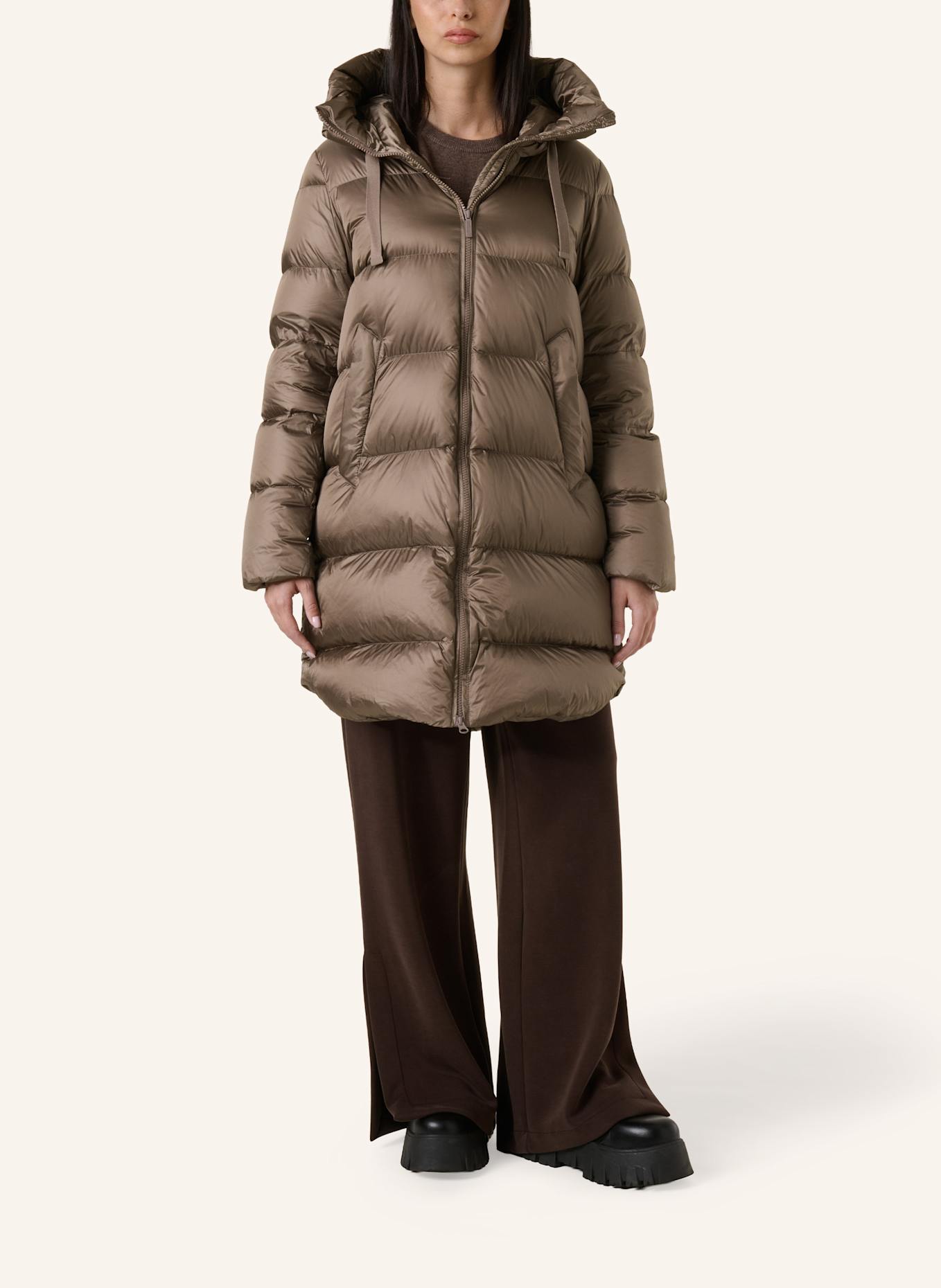 BOMBOOGIE Daunenjacke GENEVA: DUNKELBRAUN