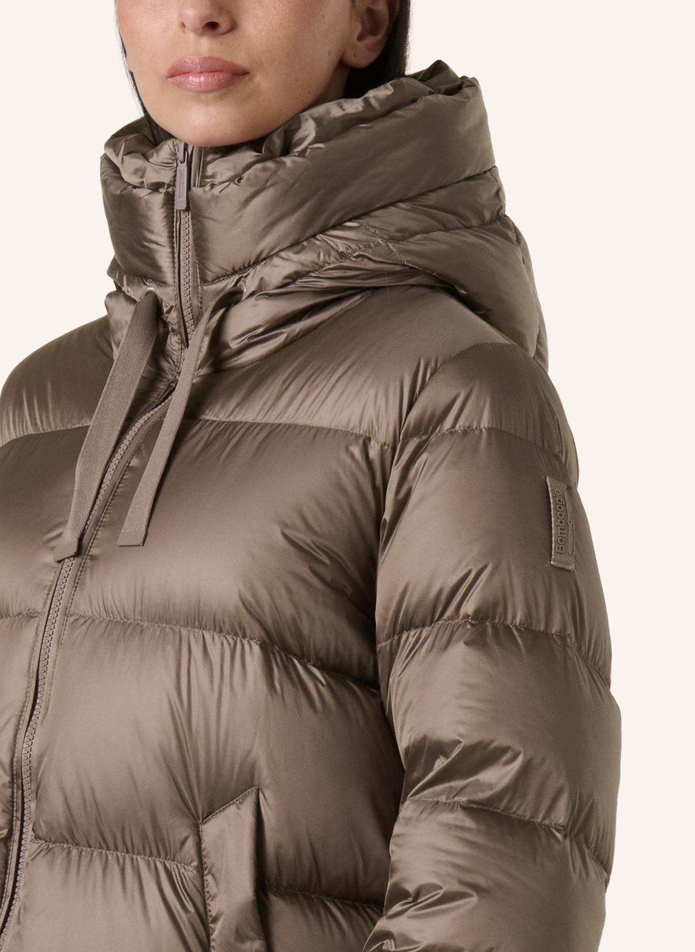 BOMBOOGIE Daunenjacke GENEVA: DUNKELBRAUN