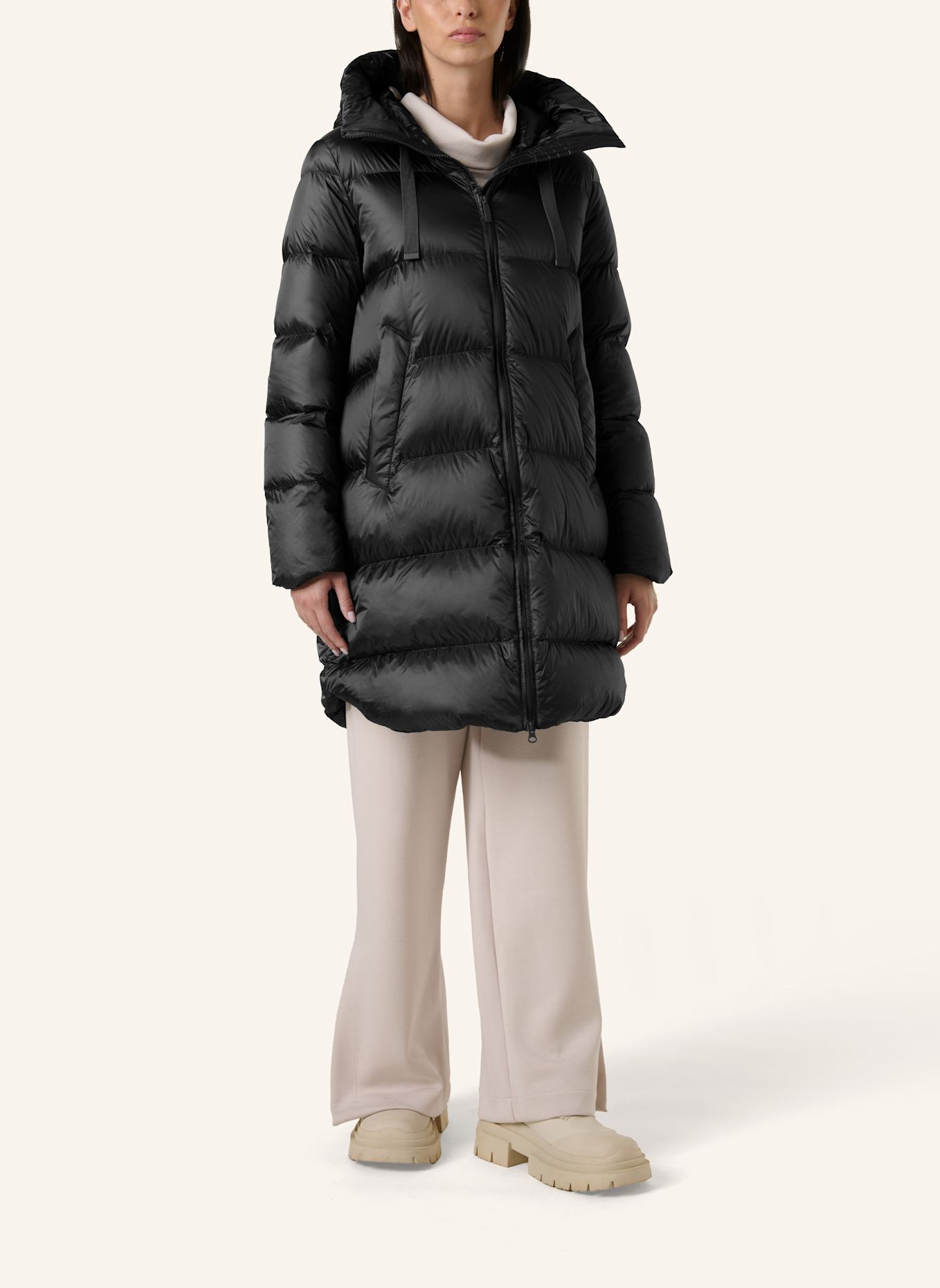 BOMBOOGIE Daunenjacke GENEVA: SCHWARZ