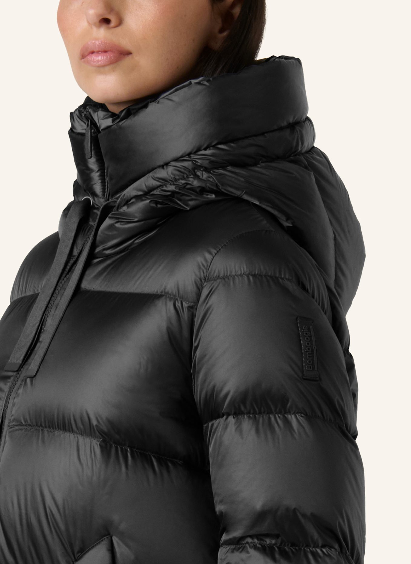 BOMBOOGIE Daunenjacke GENEVA: SCHWARZ