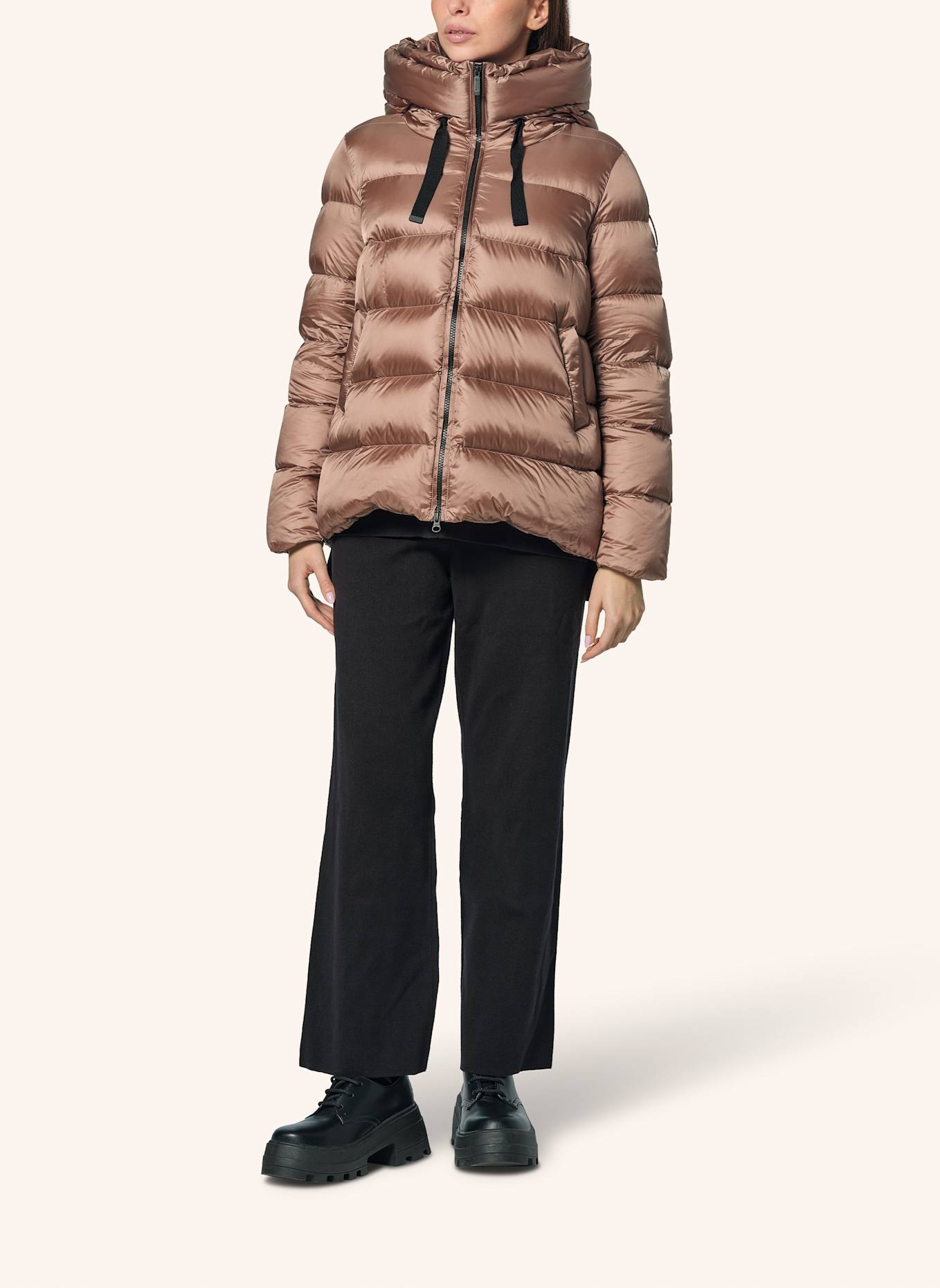 BOMBOOGIE Daunenjacke ROME: TAUPE