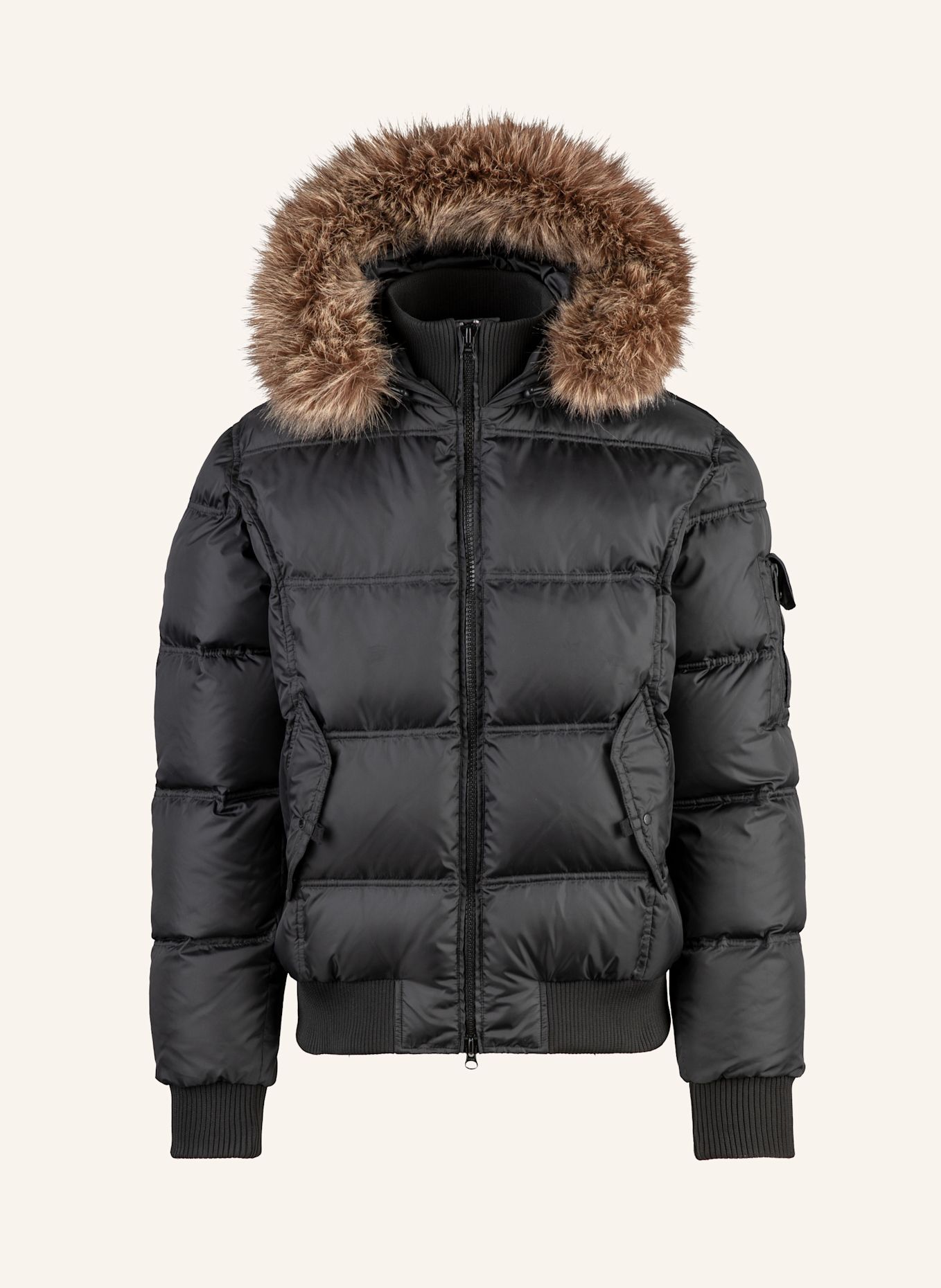 BOMBOOGIE Bomberjacke: SCHWARZ