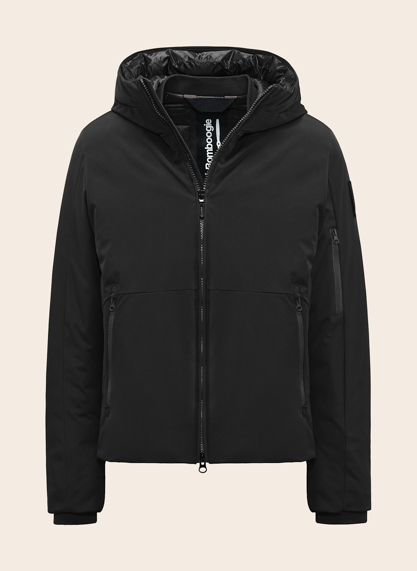 BOMBOOGIE Jacke BERLIN: SCHWARZ