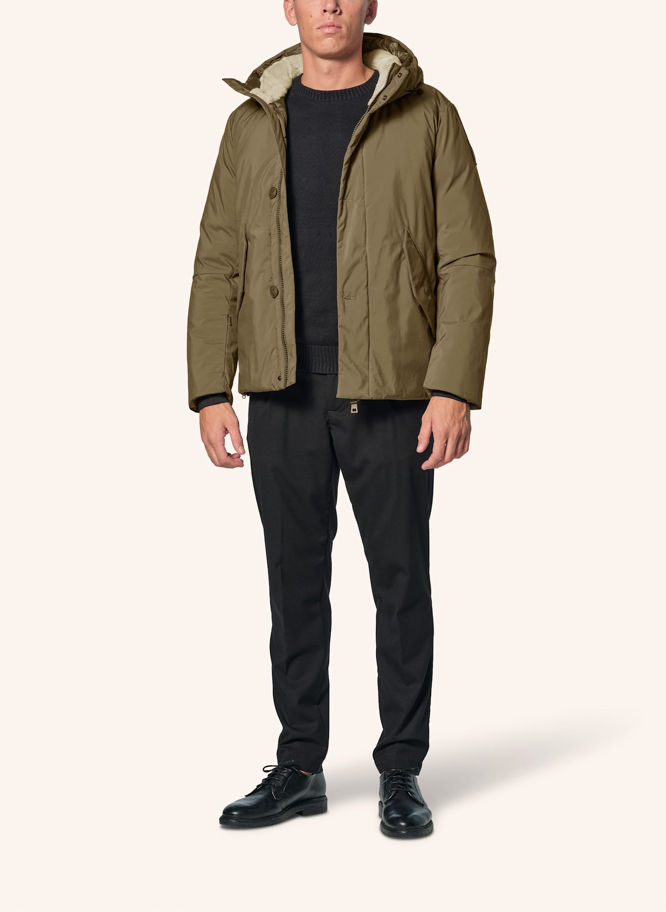 BOMBOOGIE Parka SEATTLE: BLAUGRAU