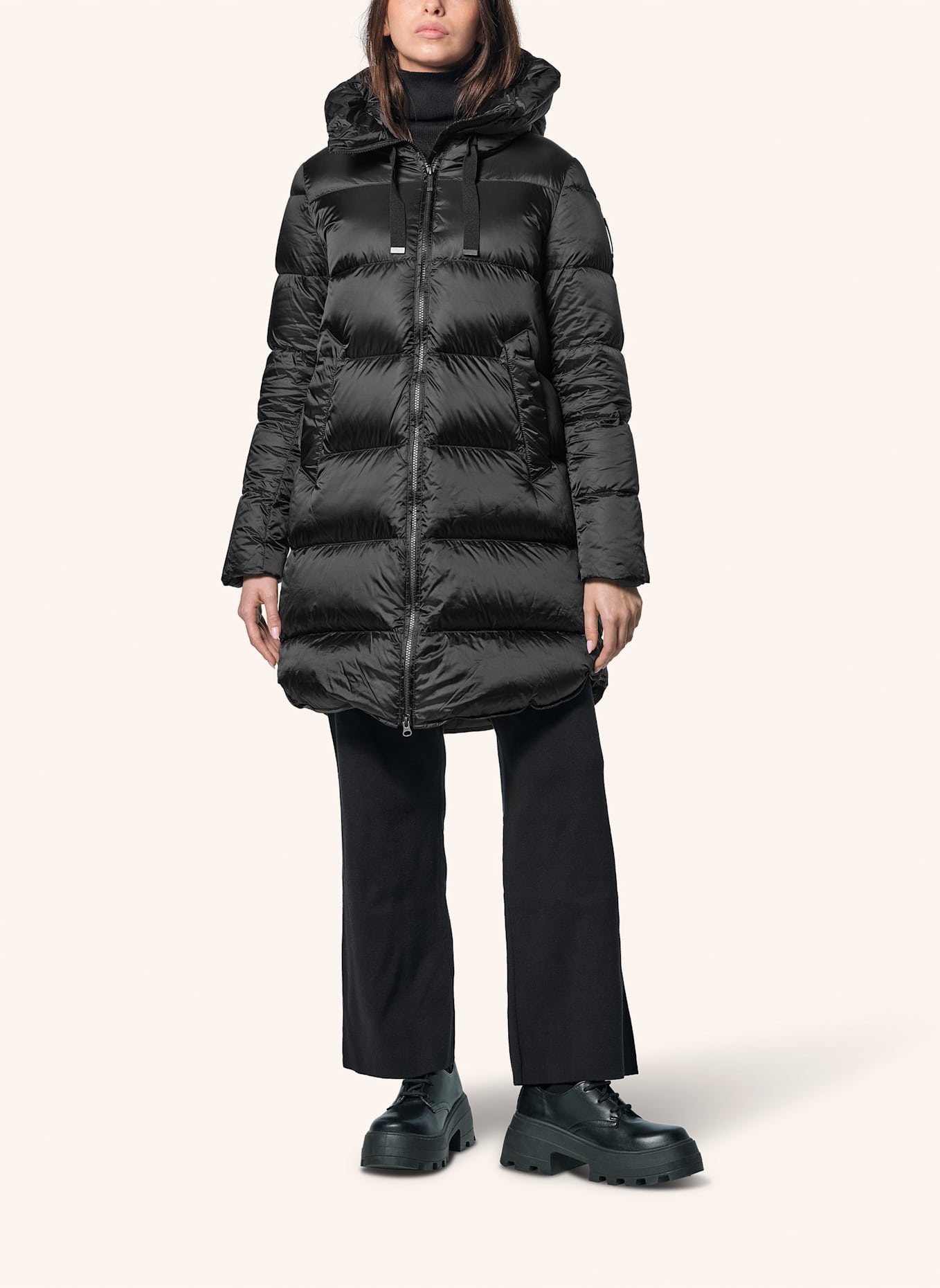 BOMBOOGIE Daunenjacke GENEVA: SCHWARZ