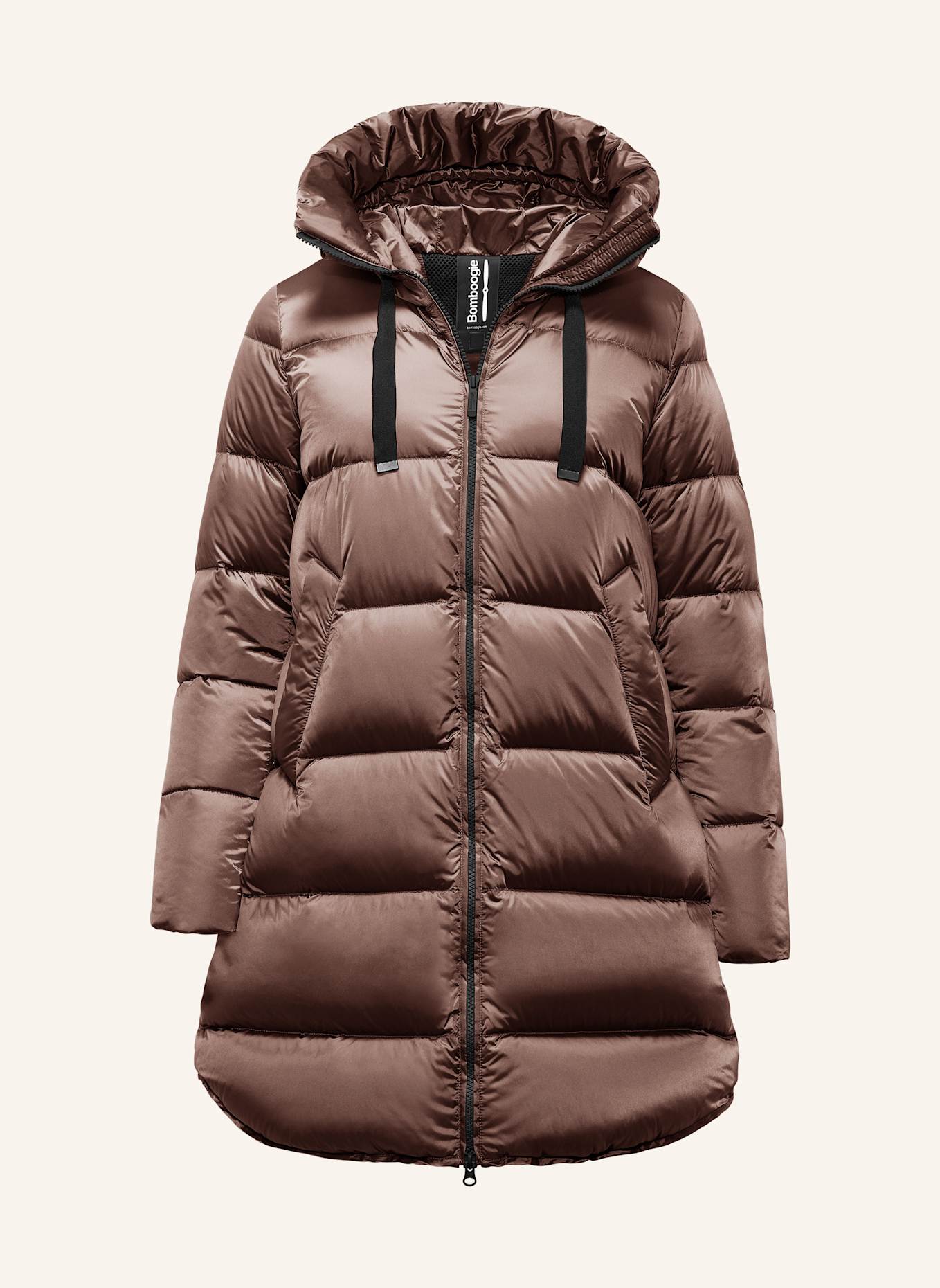 BOMBOOGIE Daunenjacke GENEVA: DUNKELBRAUN