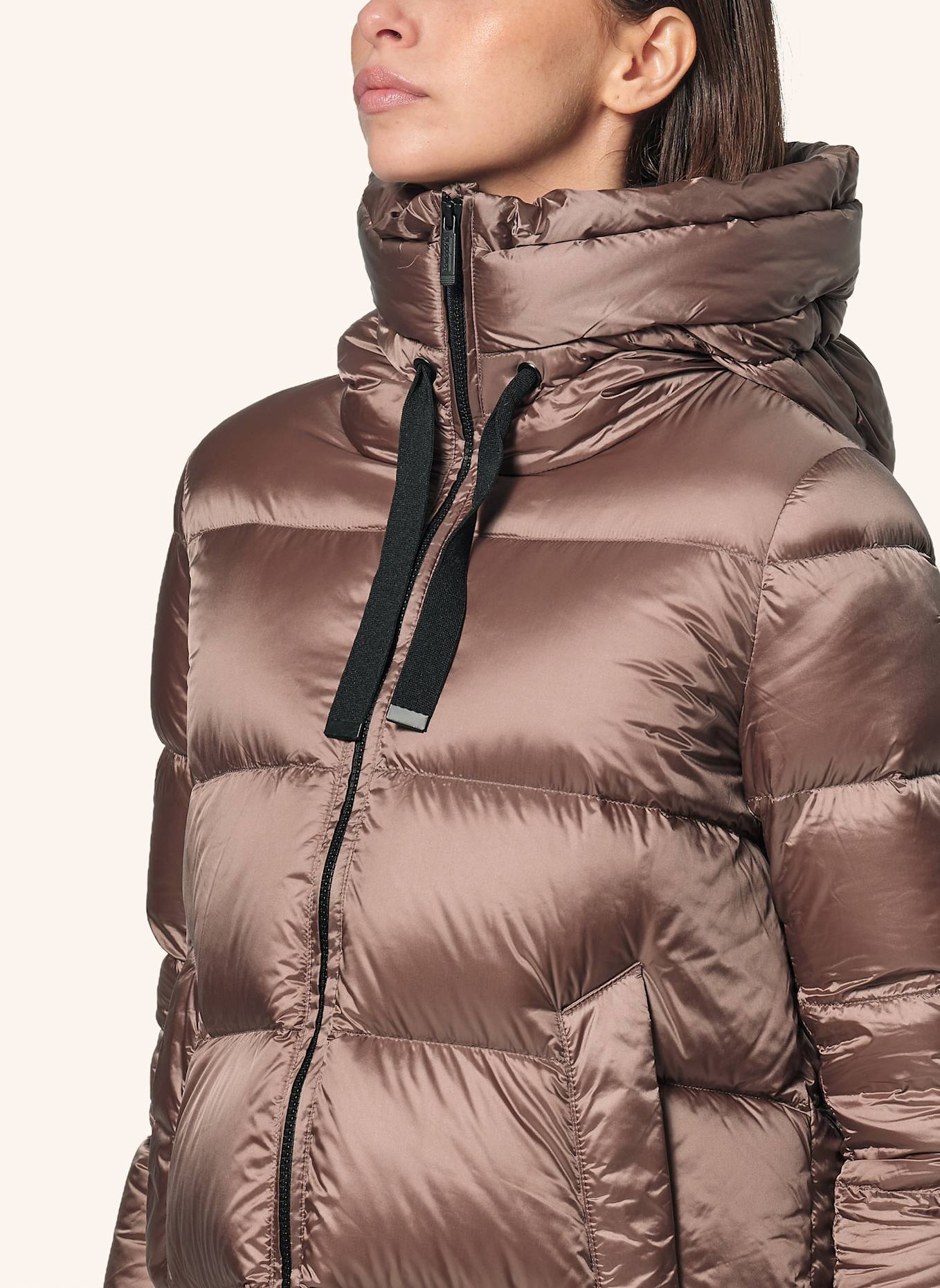 BOMBOOGIE Daunenjacke GENEVA: DUNKELBRAUN