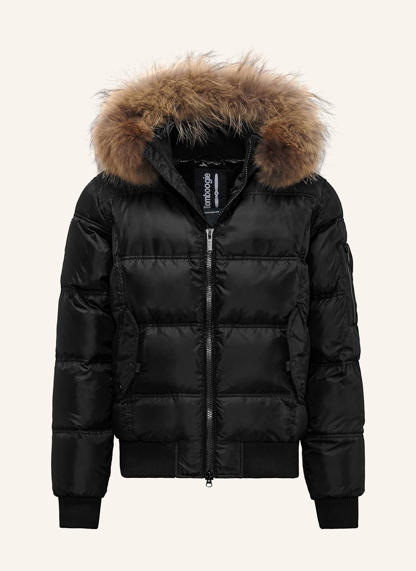 BOMBOOGIE Blouson: SCHWARZ