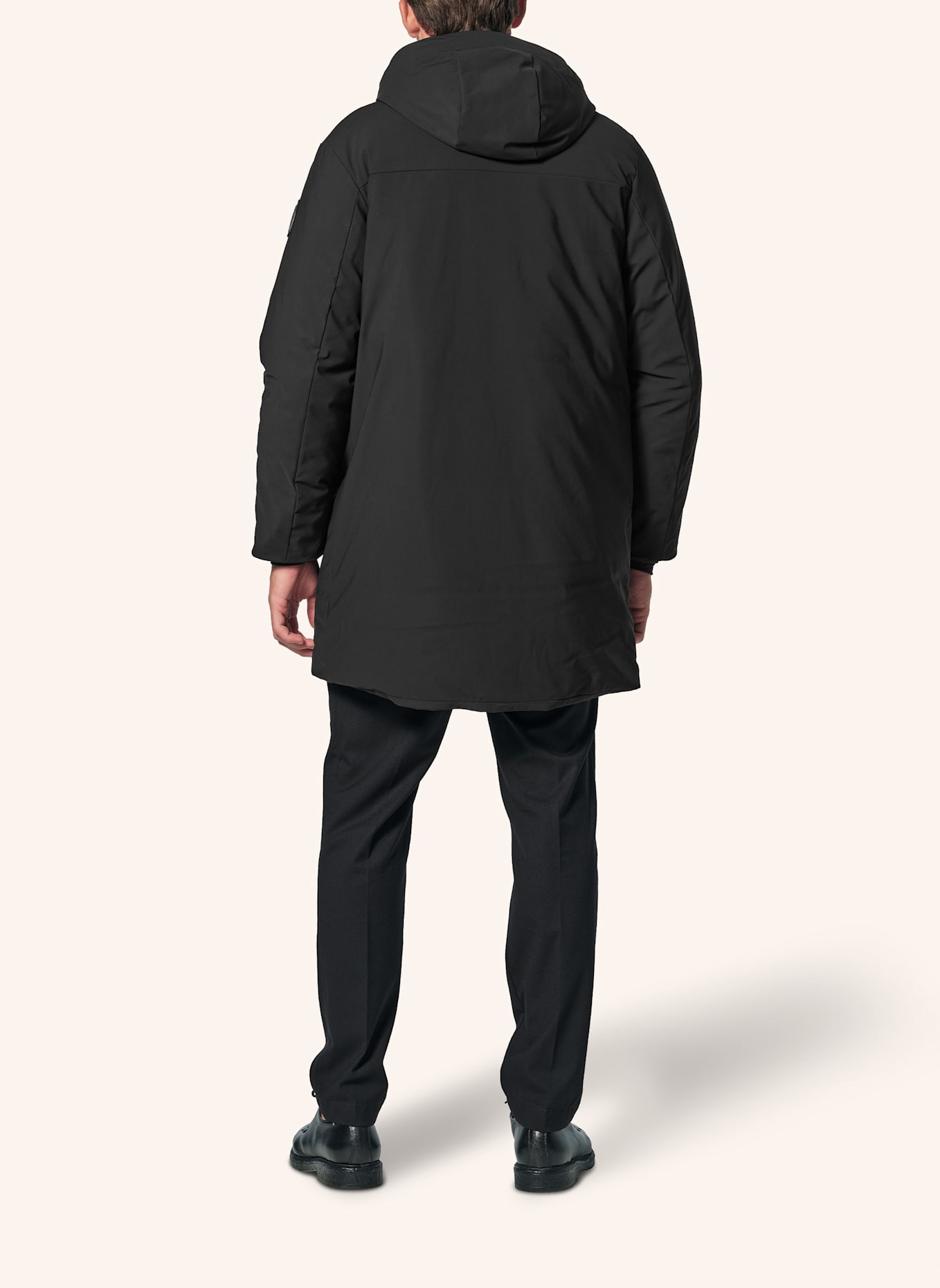 BOMBOOGIE Parka: SCHWARZ