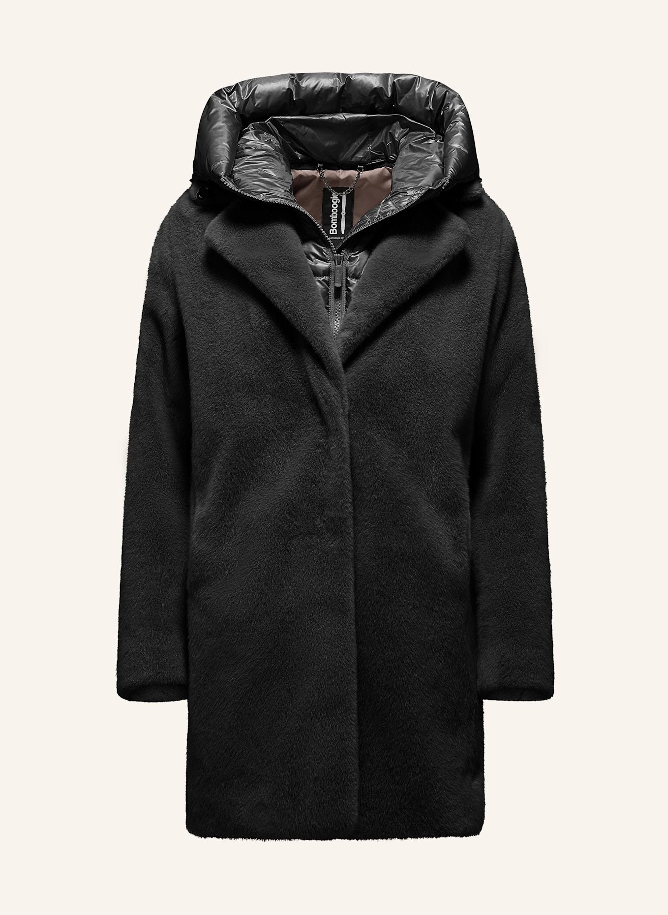 BOMBOOGIE Daunenmantel ODESSA: SCHWARZ