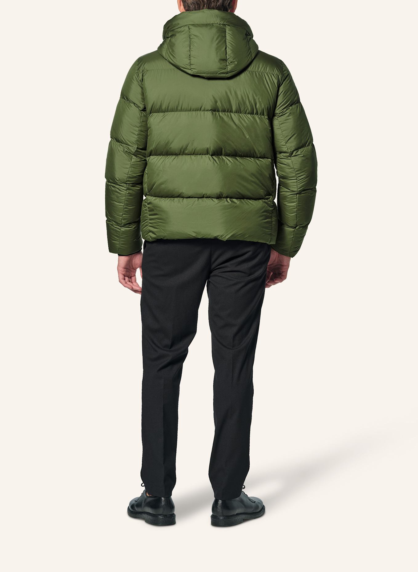 BOMBOOGIE Daunenjacke HELSINKI: DUNKELGRÜN