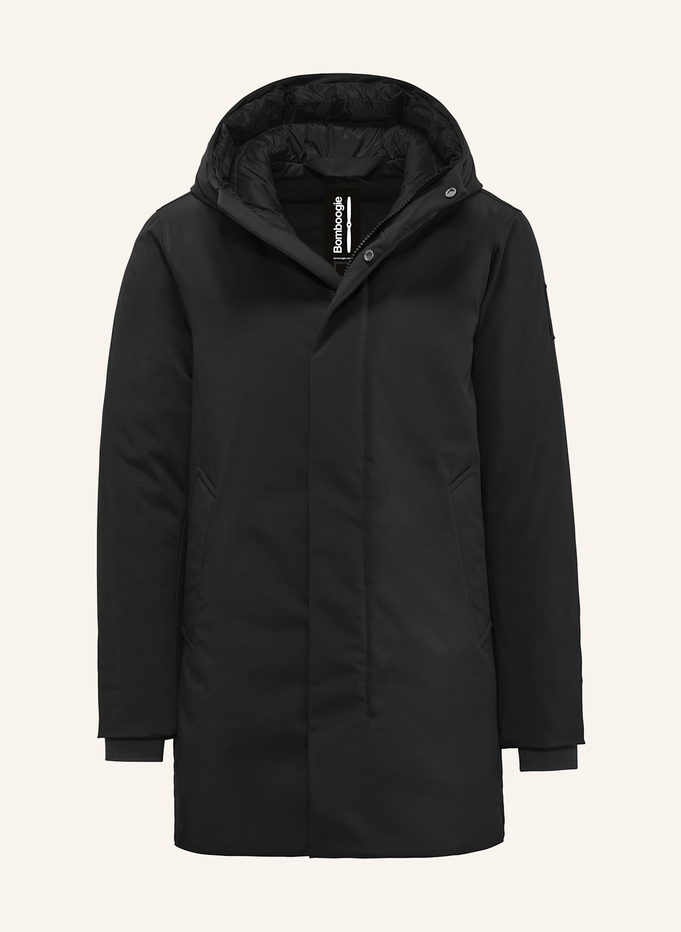BOMBOOGIE Parka ABERDEEN: SCHWARZ