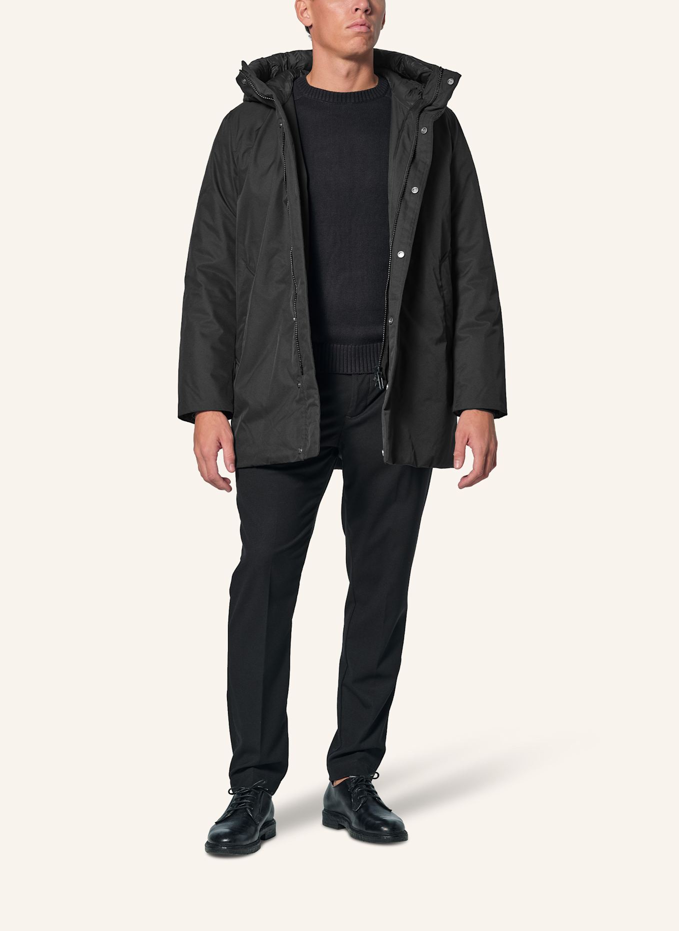 BOMBOOGIE Parka ABERDEEN: SCHWARZ