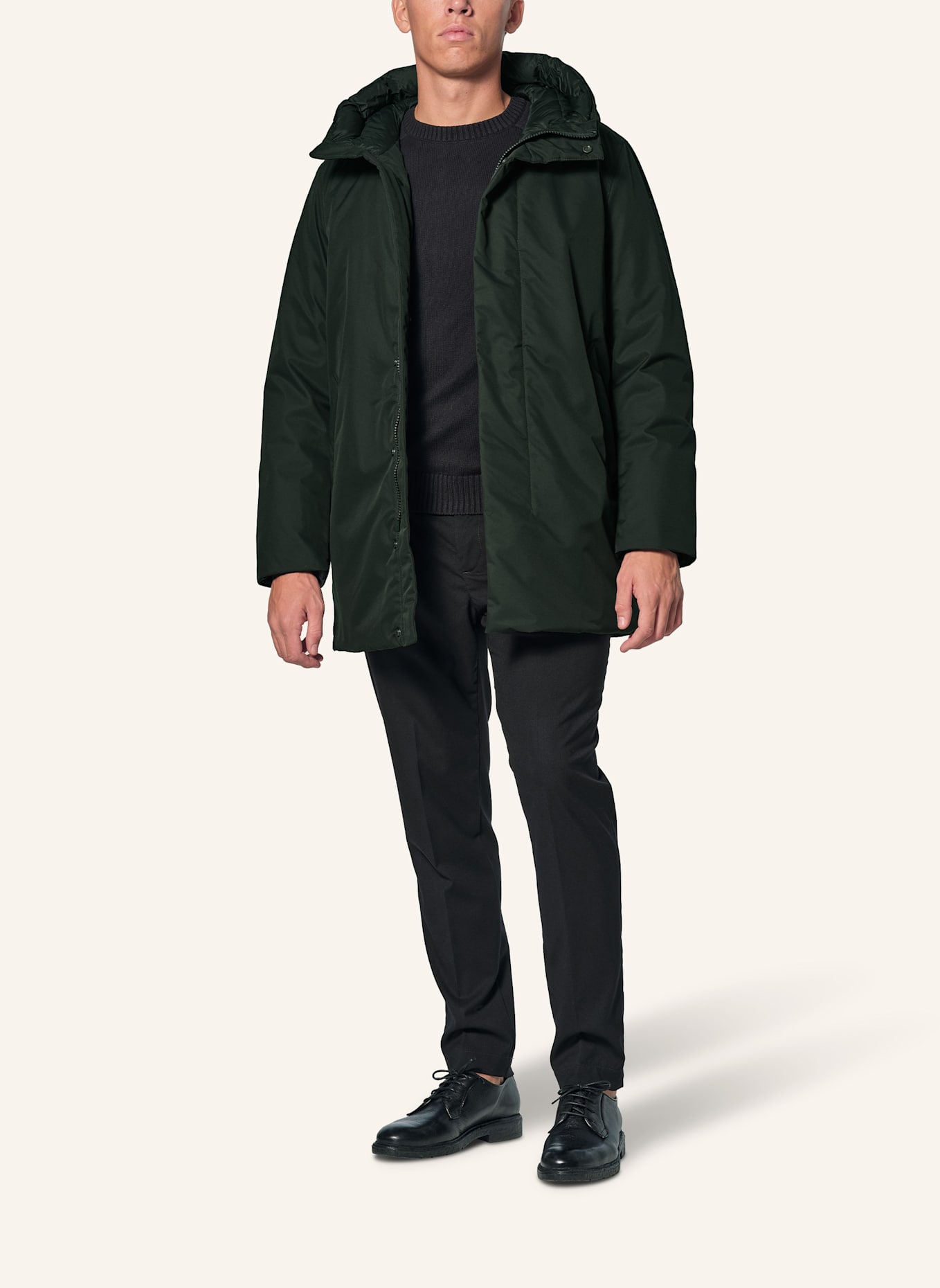 BOMBOOGIE Parka ABERDEEN: DUNKELGRÜN