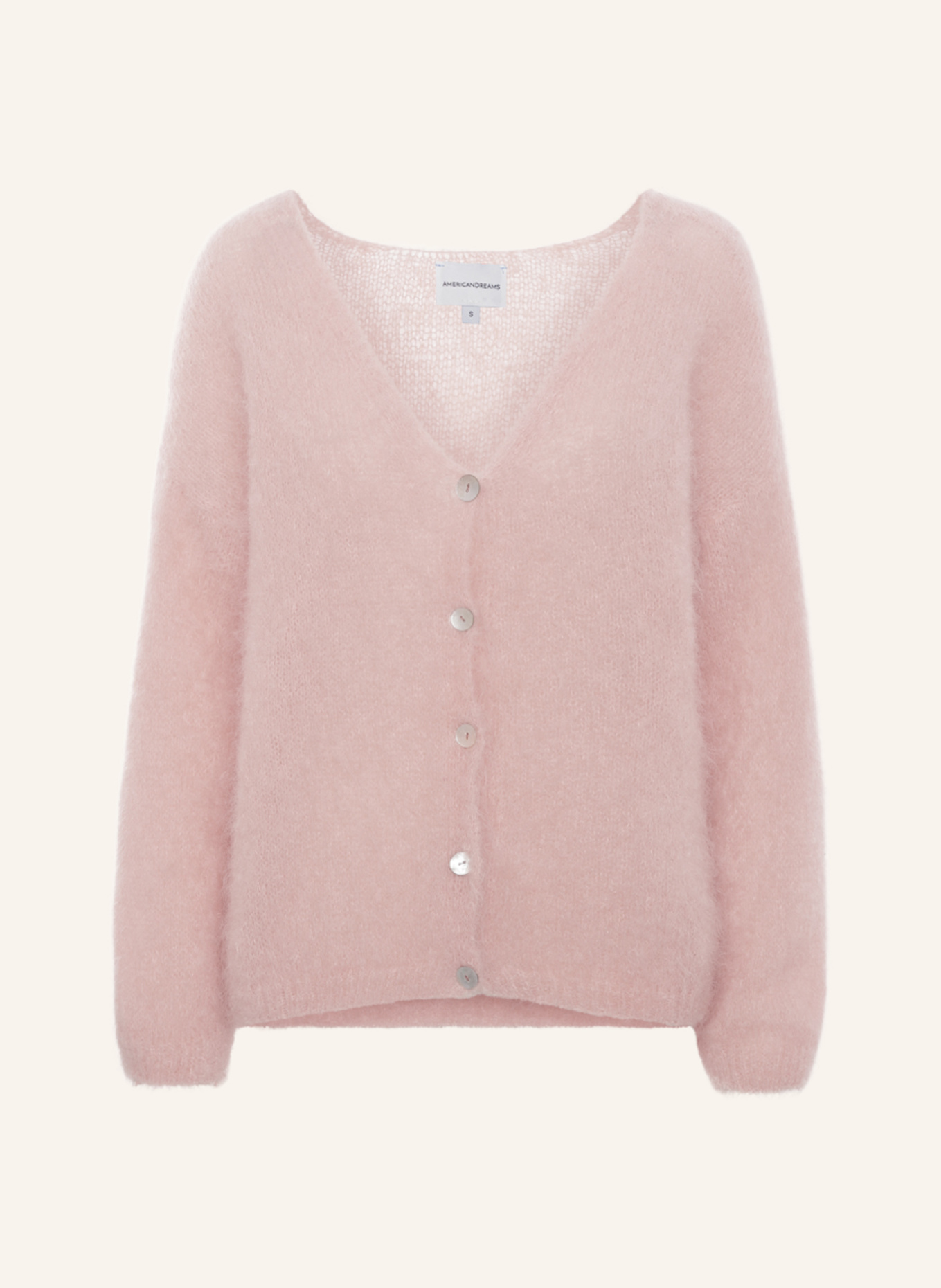 AMERICANDREAMS Strickjacke CORNELIA: HELLROSA