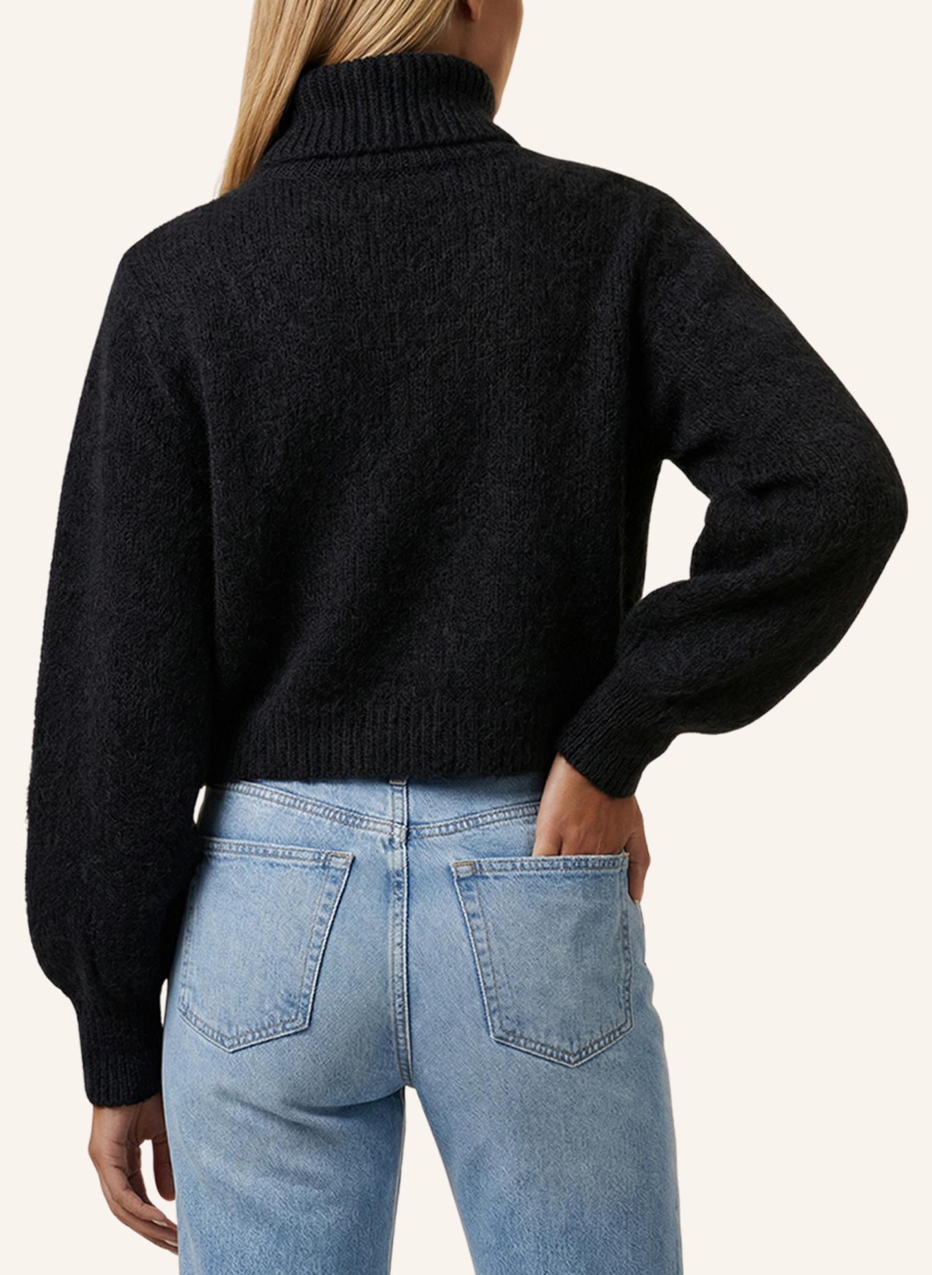 AMERICANDREAMS Rollkragen Pullover PIRO: SCHWARZ