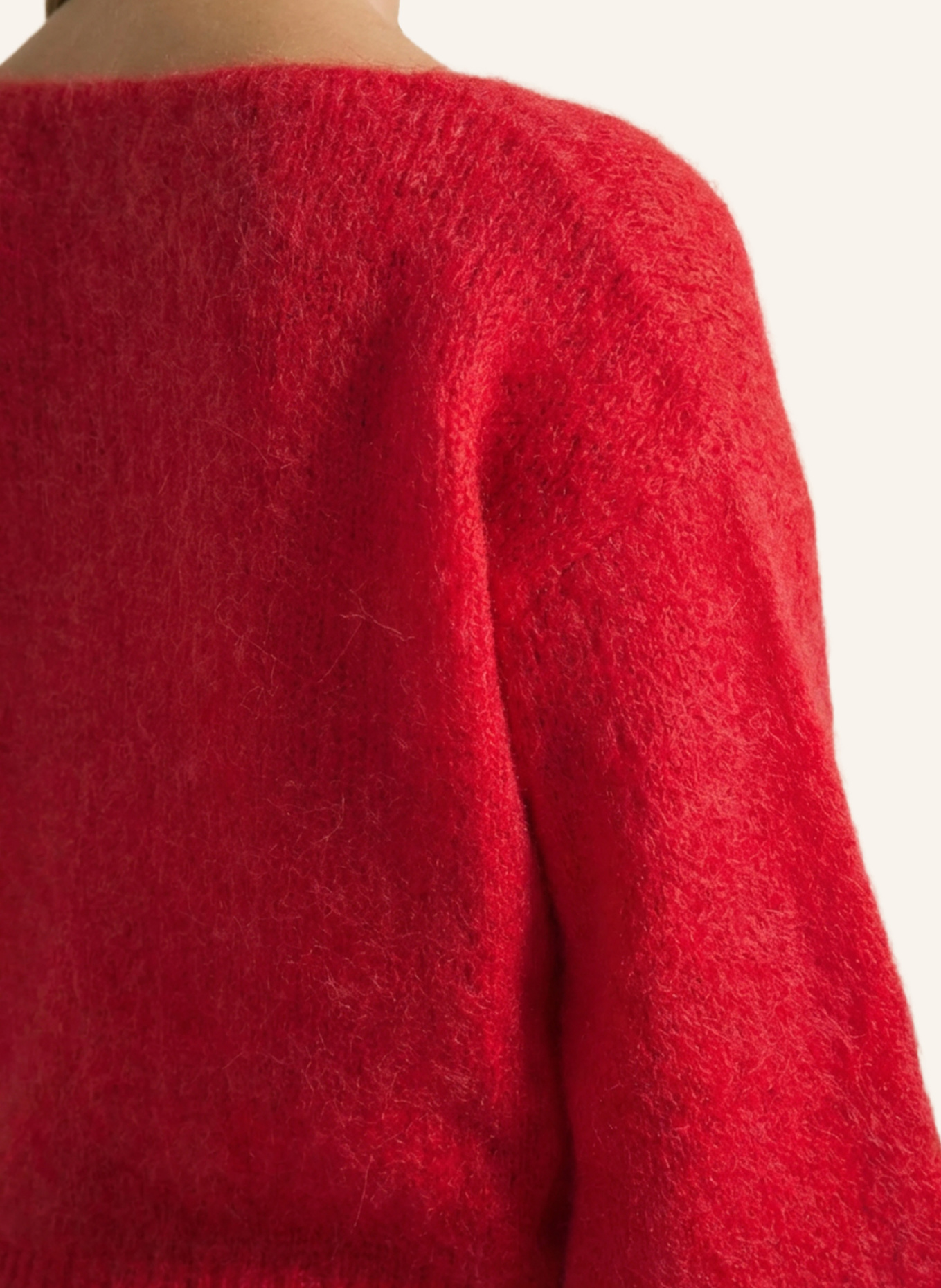 AMERICANDREAMS Cropped-Strickjacke CORNELIA: ROT