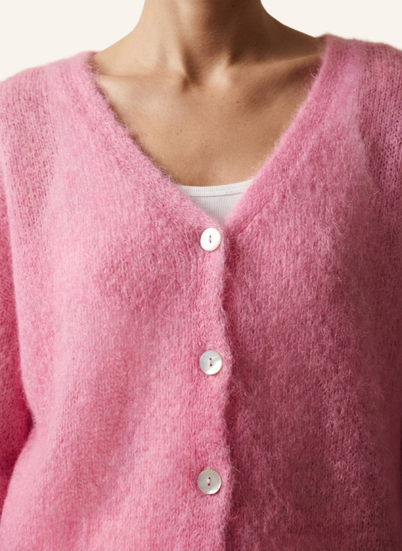 AMERICANDREAMS Strickjacke CORNELIA: PINK
