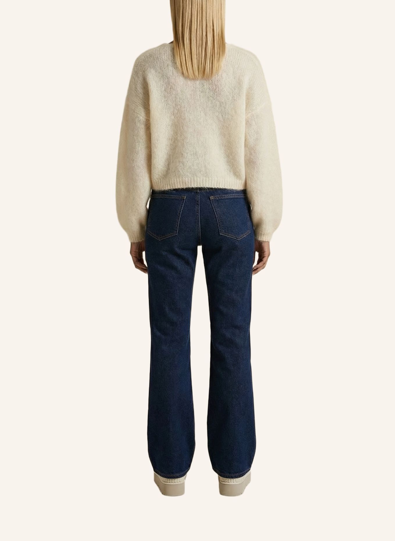 AMERICANDREAMS Cropped-Strickjacke CORNELIA: HELLGELB