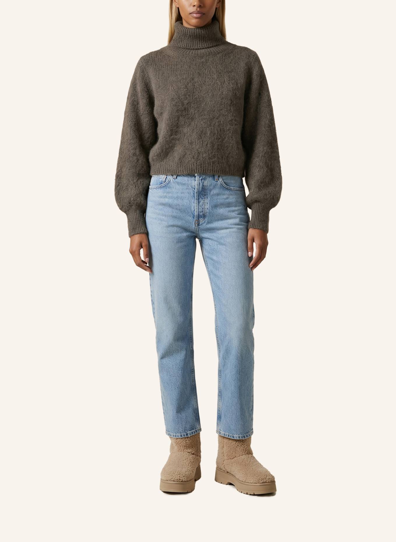 AMERICANDREAMS Rollkragen Pullover PIRO: TAUPE