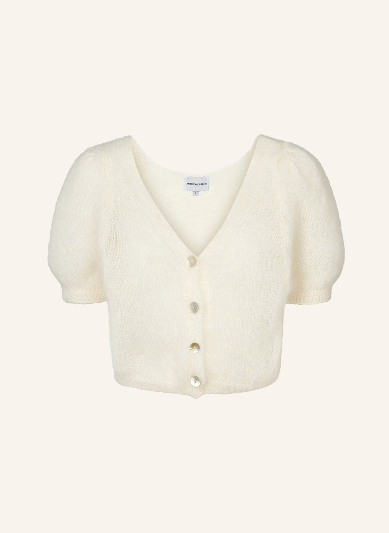 AMERICANDREAMS Cardigan Harper: WEISS
