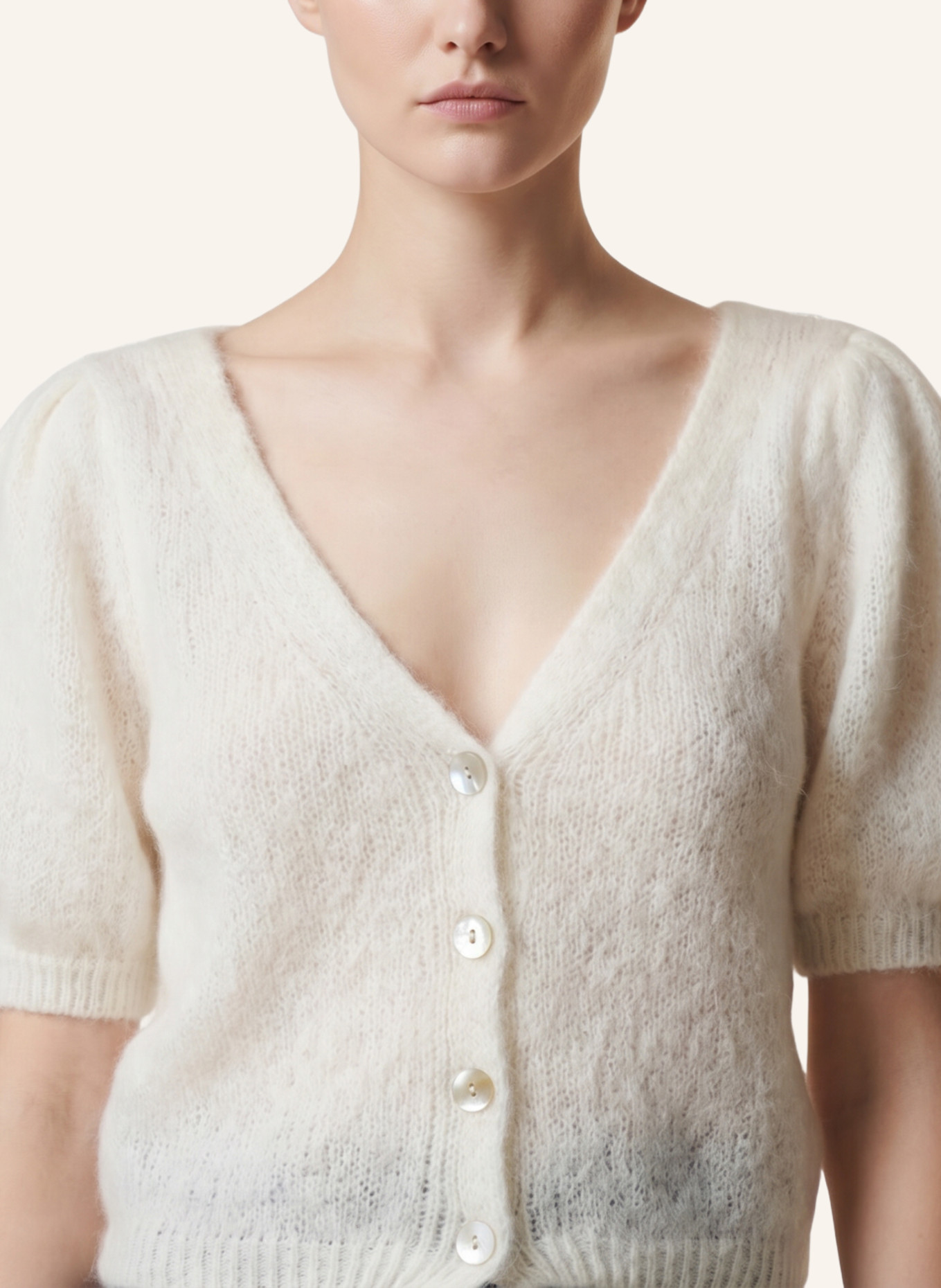 AMERICANDREAMS Cardigan Harper: WEISS