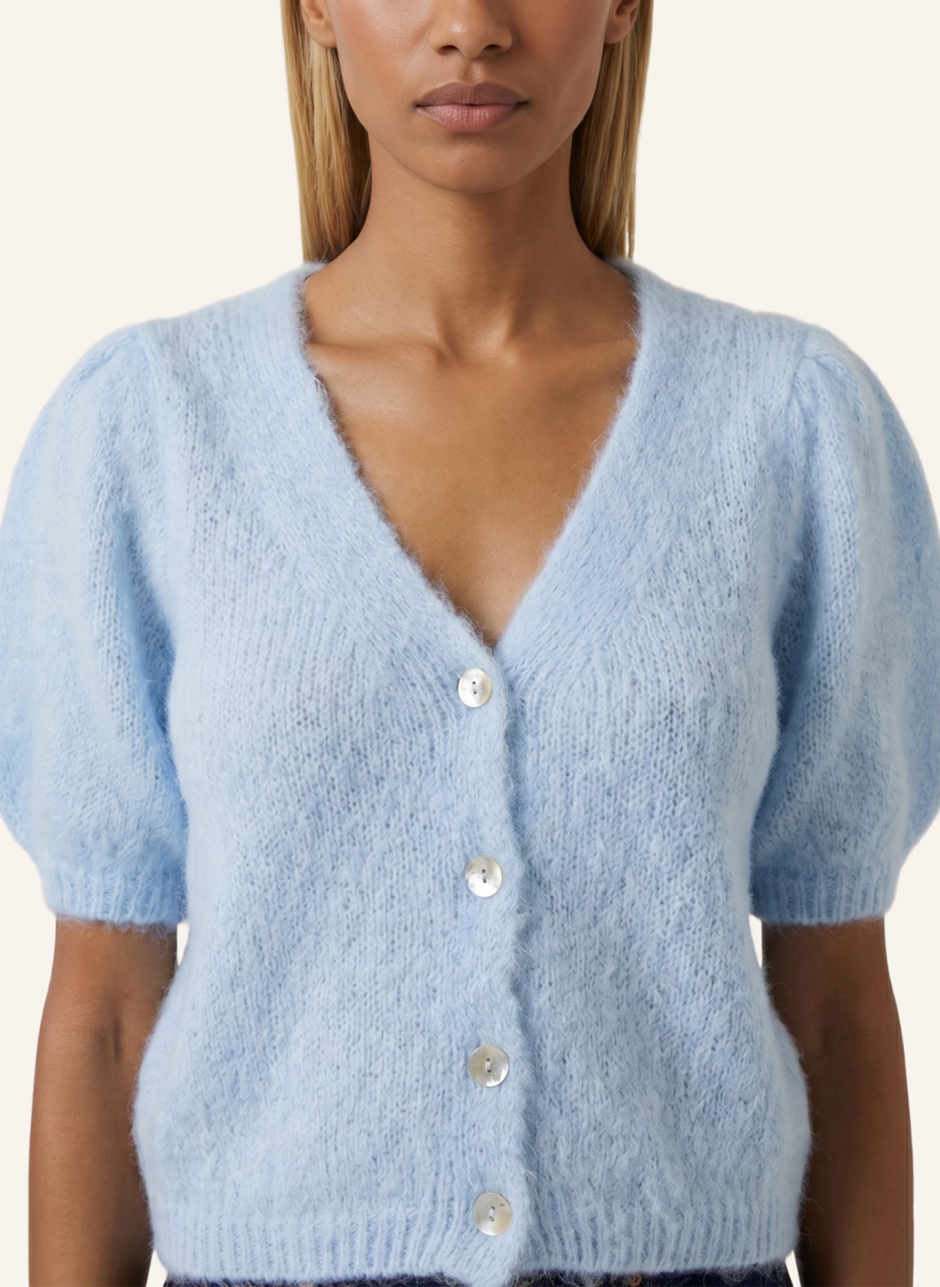 AMERICANDREAMS Cardigan Harper: HELLBLAU