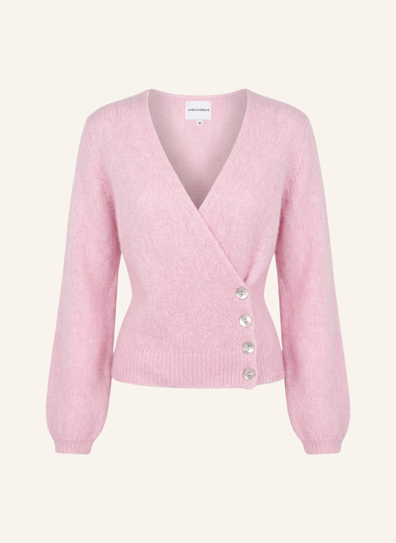 AMERICANDREAMS Wrap Cardigan Mariya: ROSA