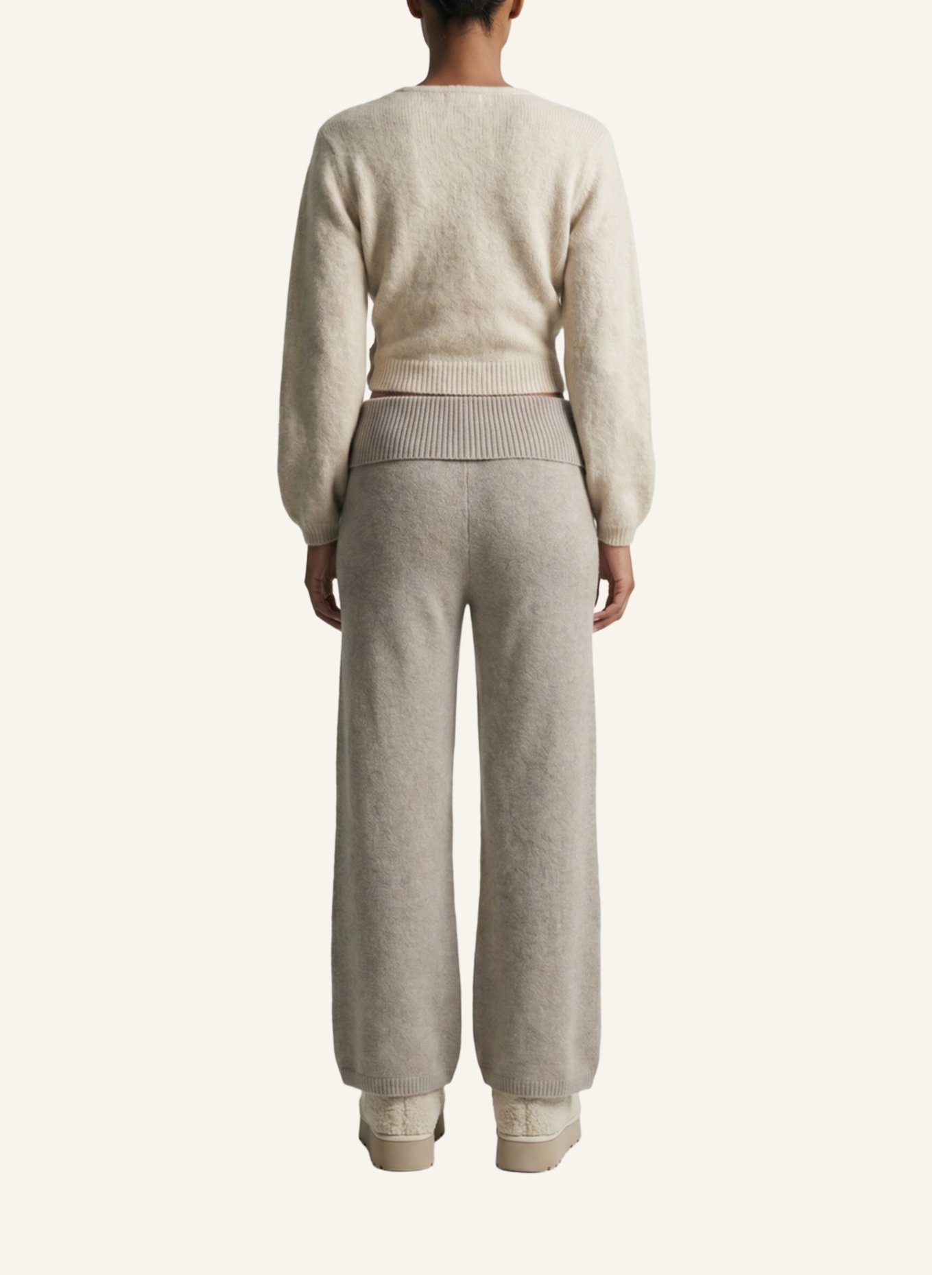 AMERICANDREAMS Wrap Cardigan Mariya: BEIGE