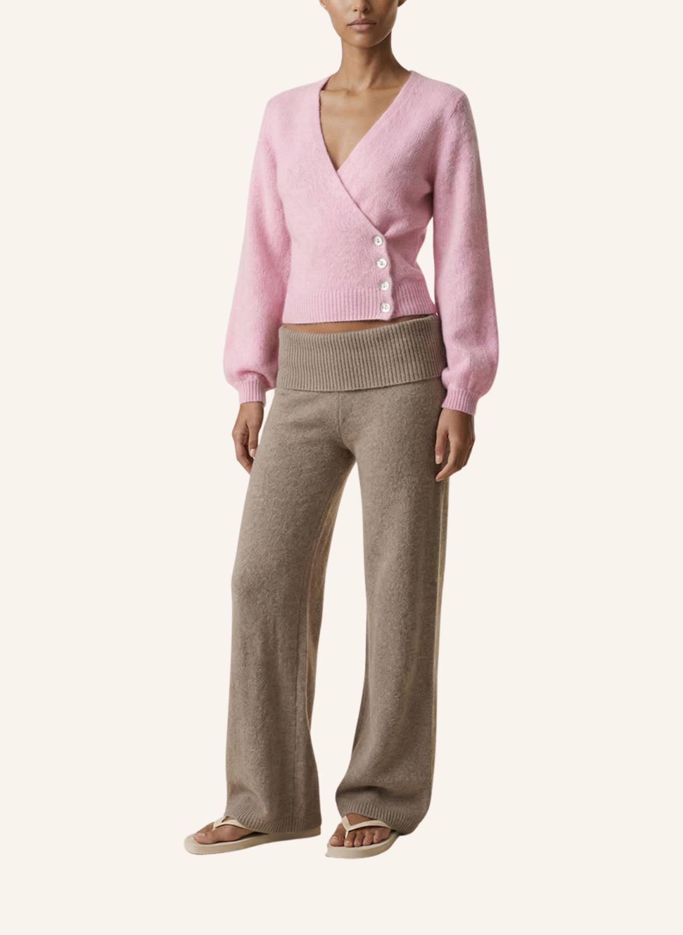 AMERICANDREAMS Wrap Cardigan Mariya: ROSA