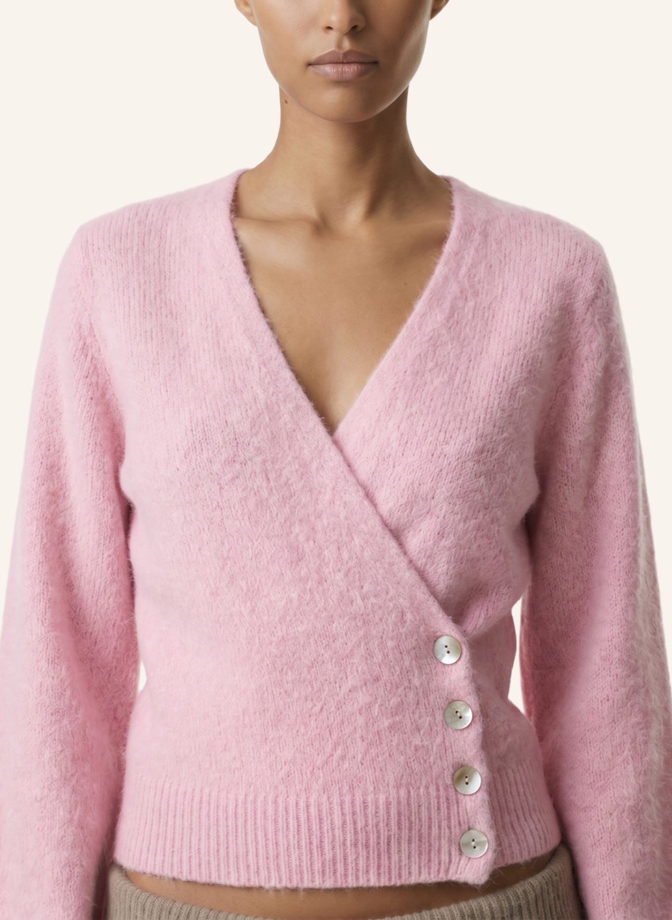 AMERICANDREAMS Wrap Cardigan Mariya: ROSA