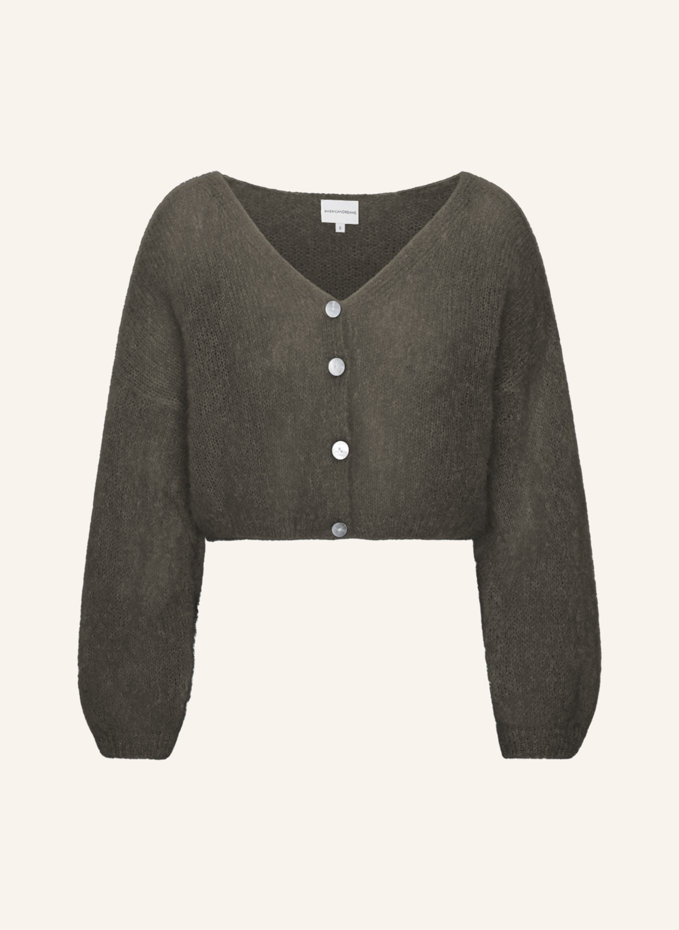 AMERICANDREAMS Cropped Cornelia: TAUPE