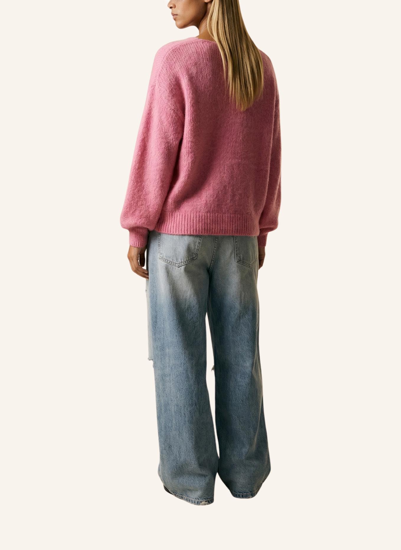 AMERICANDREAMS LS Alpaca Pullover Milana: PINK