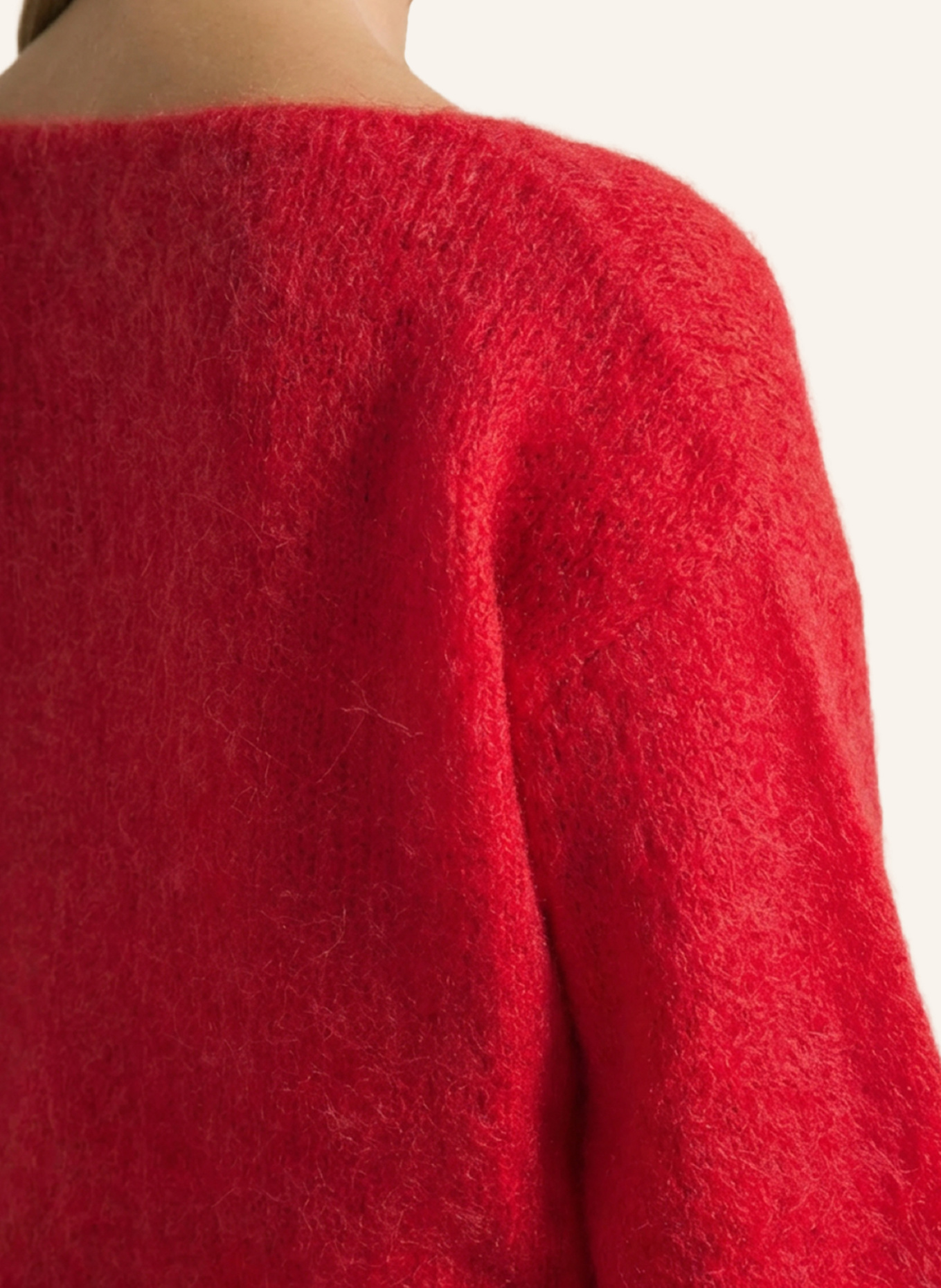 AMERICANDREAMS LS Alpaca Pullover Milana: ROT